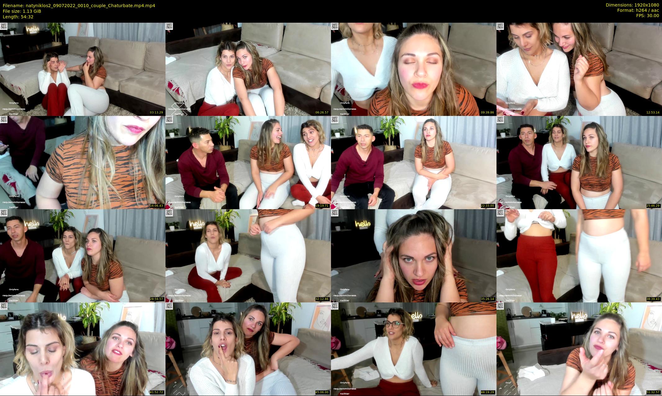 natyniklos2 — 55 minute Chaturbate couple cam show recording, 1080p, Jul 9, 2022
