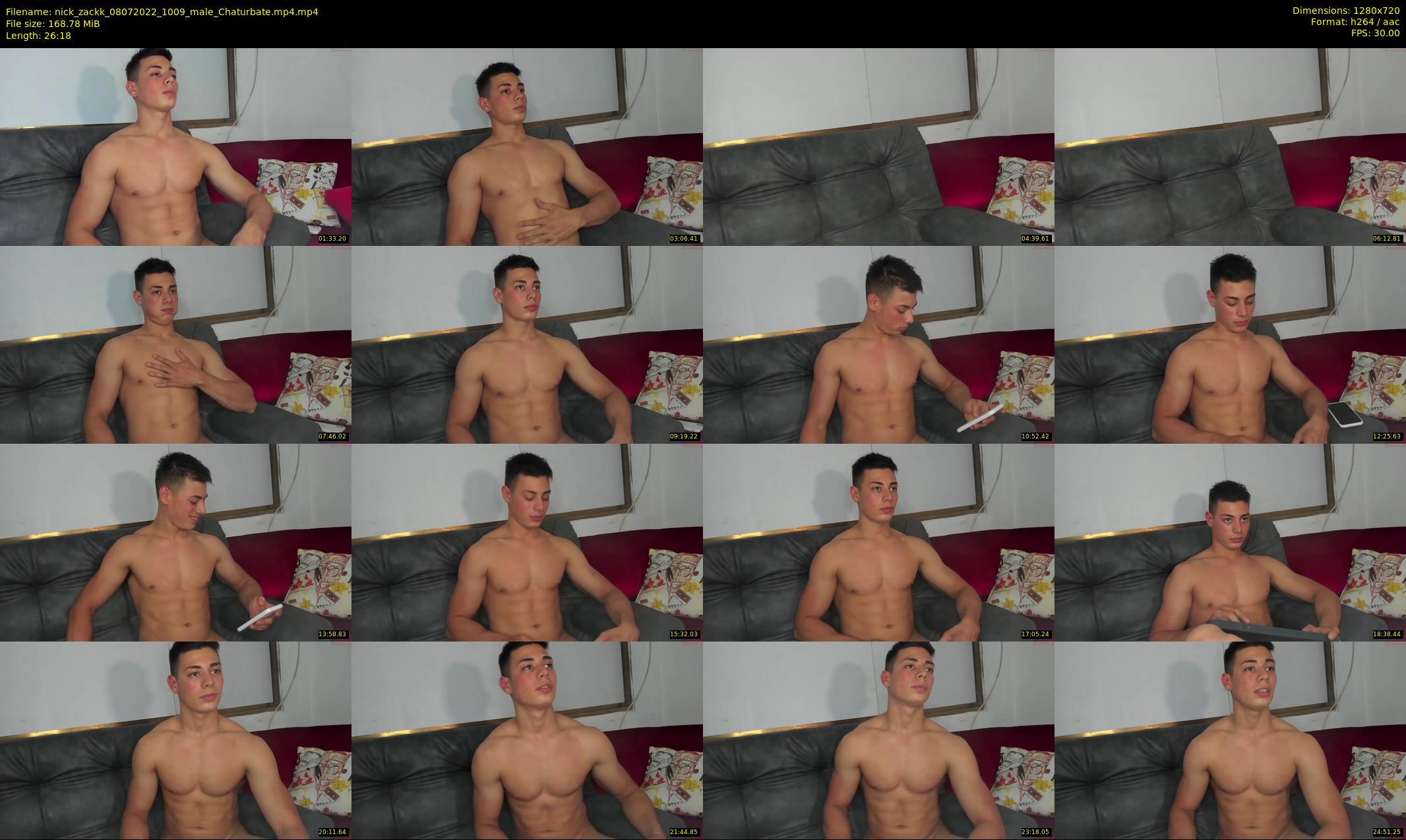 nick_zackk — 27 minute Chaturbate male cam show recording, 720p, Jul 8, 2022