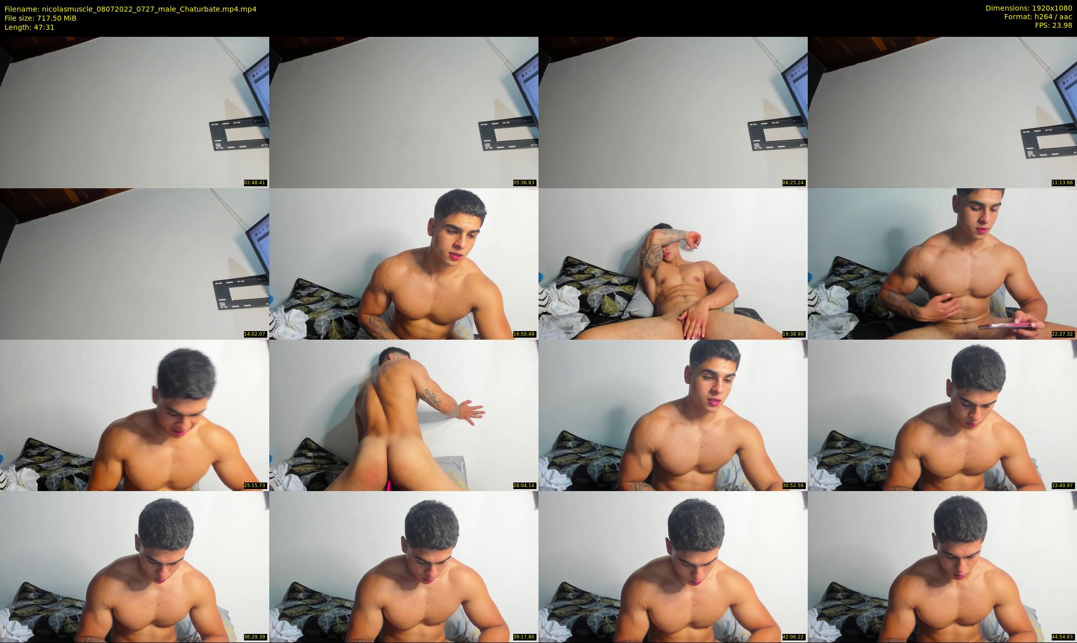 nicolasmuscle — 48 minute Chaturbate male cam show recording, 1080p, Jul 8, 2022
