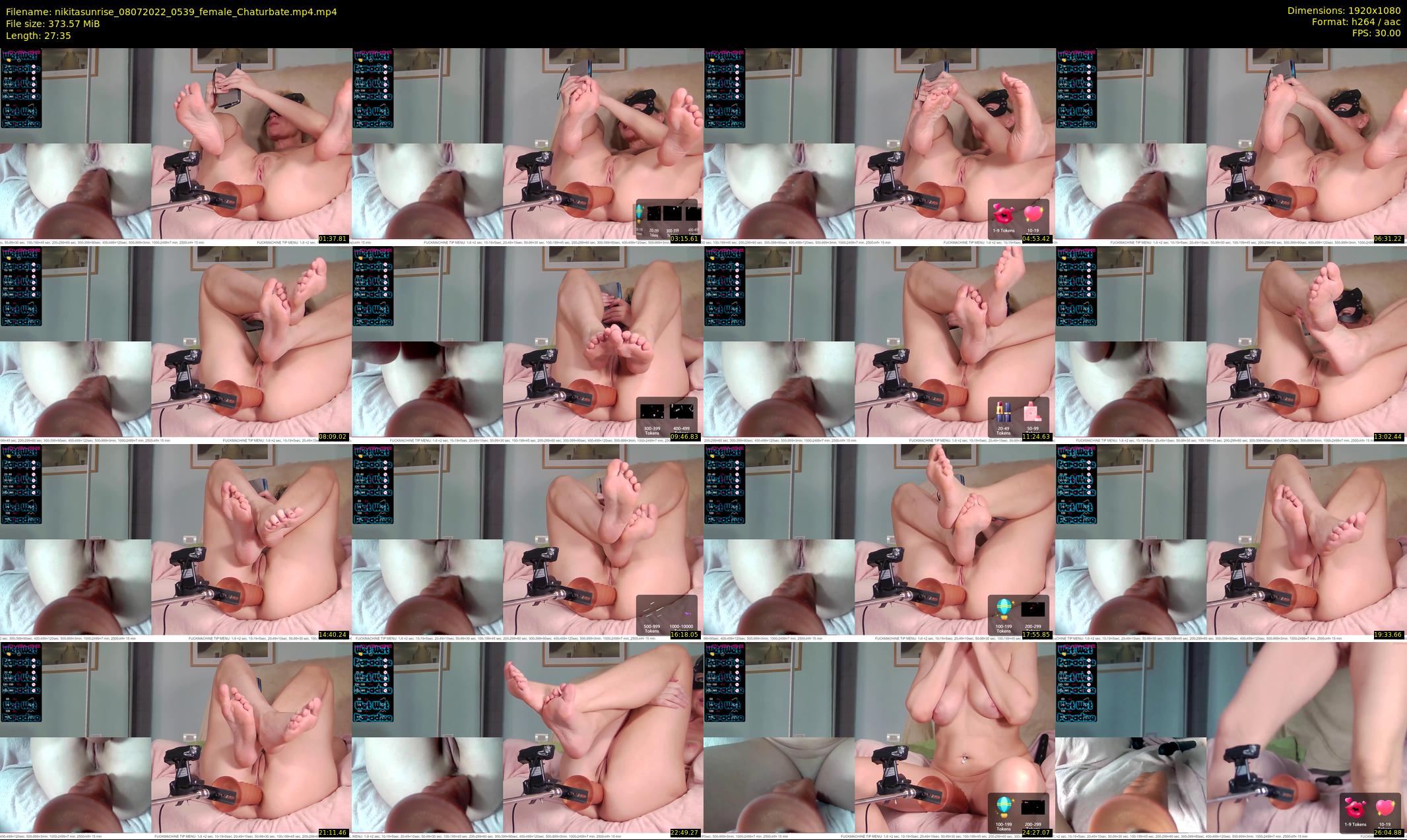 nikitasunrise — 28 minute Chaturbate female cam show recording, 1080p, Jul 8, 2022