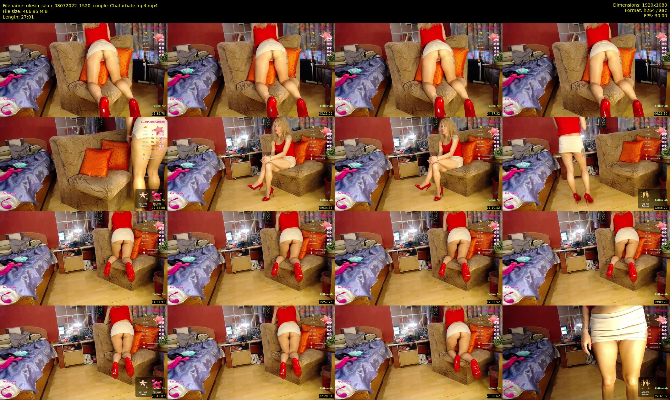 olesia_sean — 28 minute Chaturbate couple cam show recording, 1080p, Jul 8, 2022