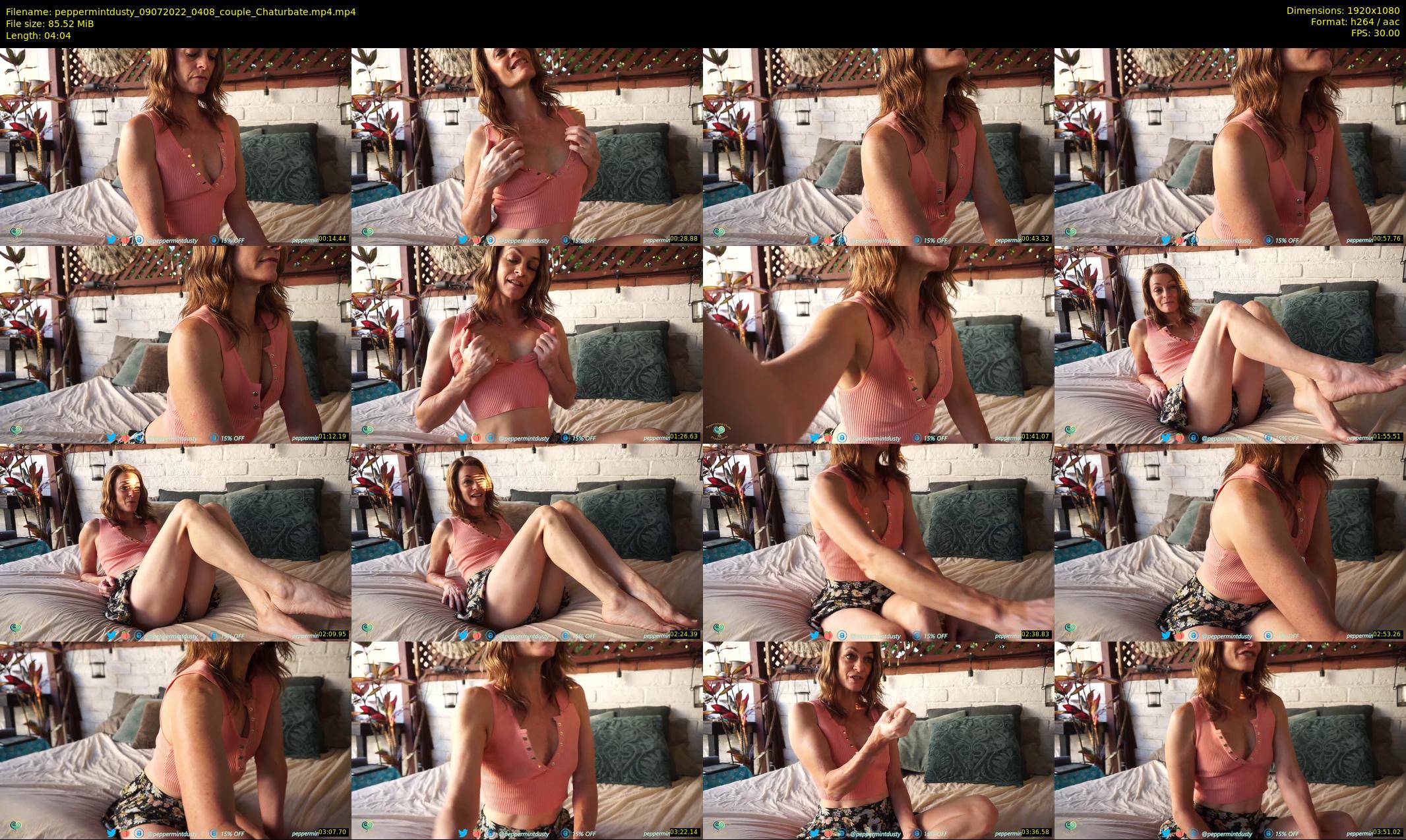 peppermintdusty — 5 minute Chaturbate couple cam show recording, 1080p, Jul 9, 2022