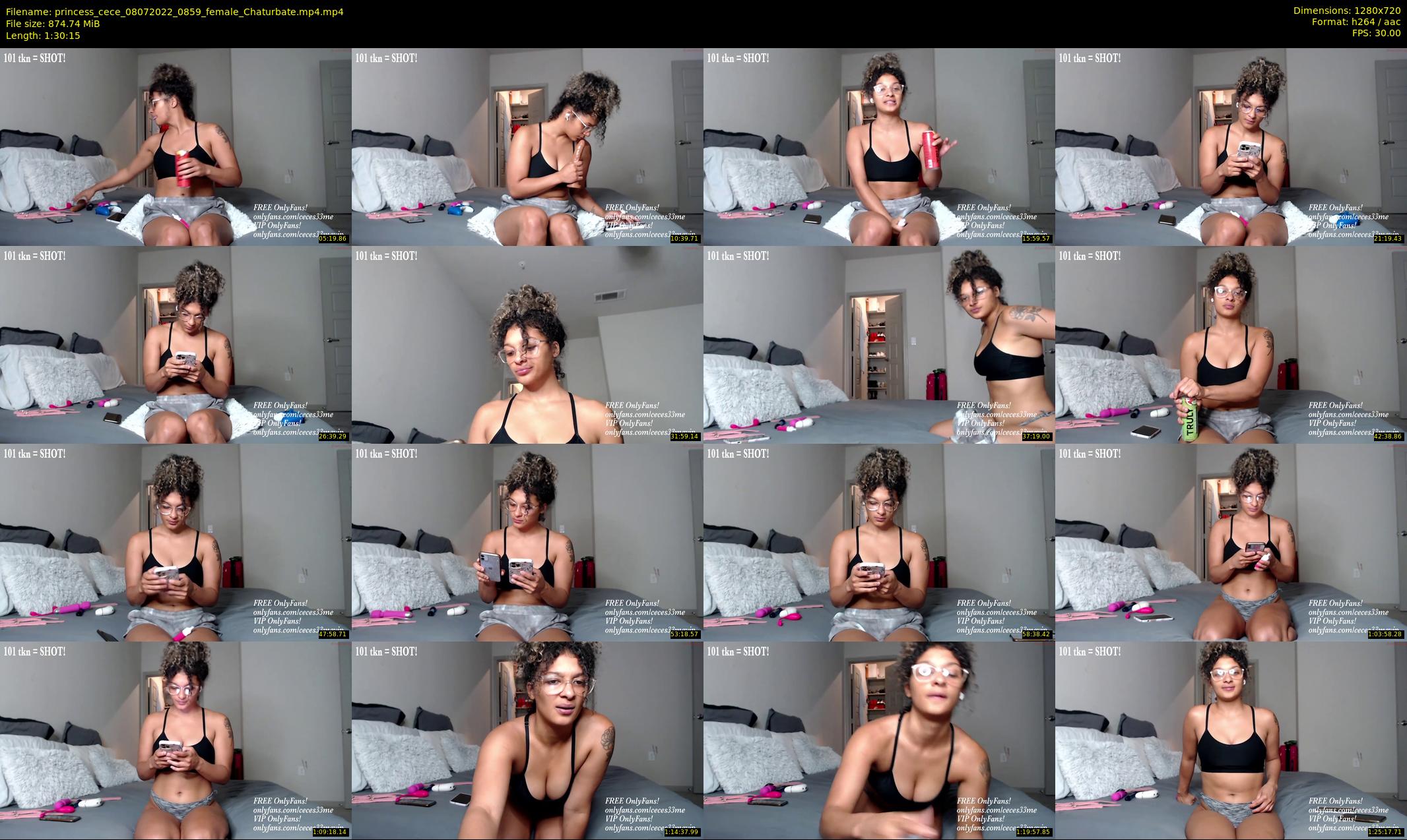 princess_cece — 91 minute Chaturbate female cam show recording, 720p, Jul 8, 2022