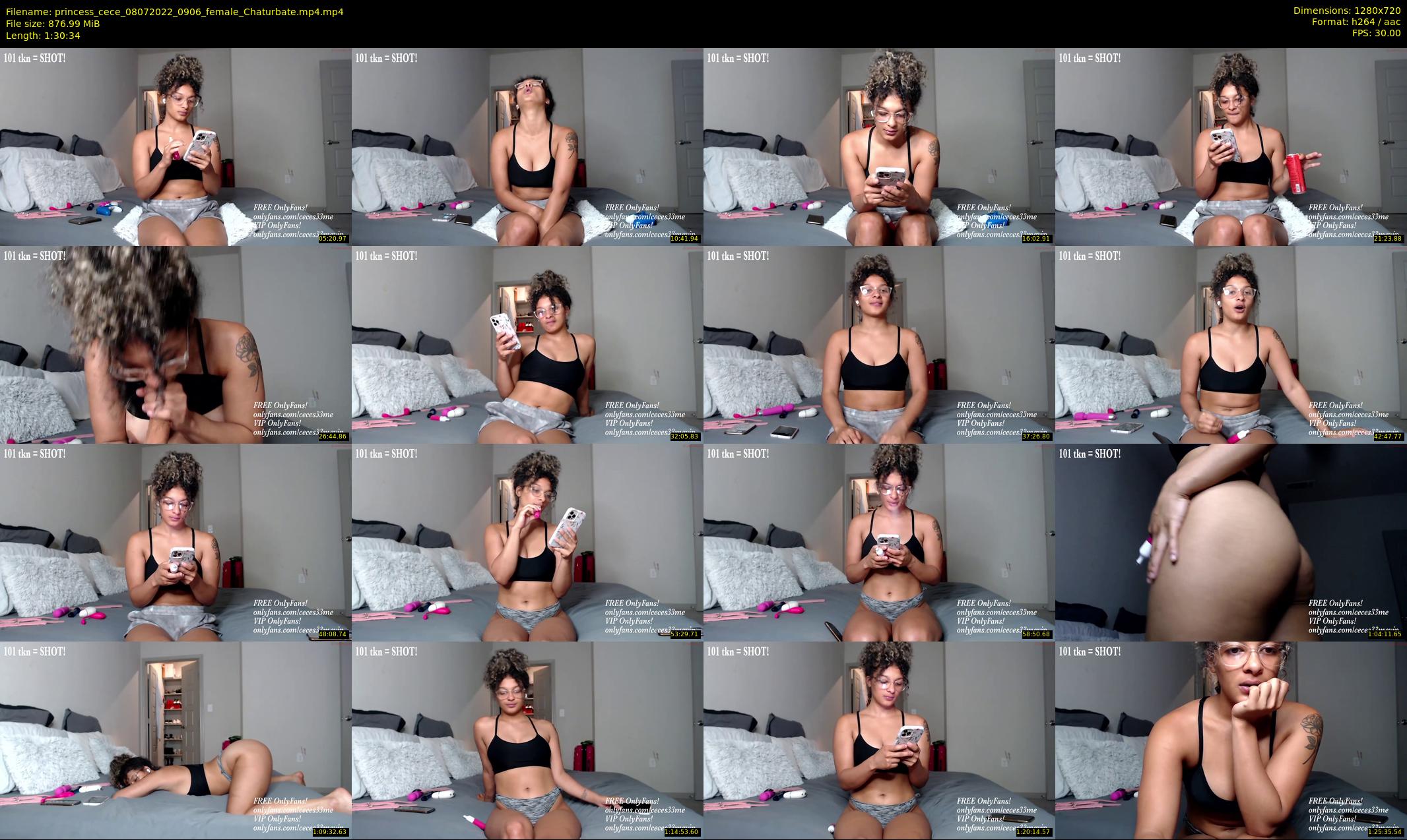 princess_cece — 91 minute Chaturbate female cam show recording, 720p, Jul 8, 2022