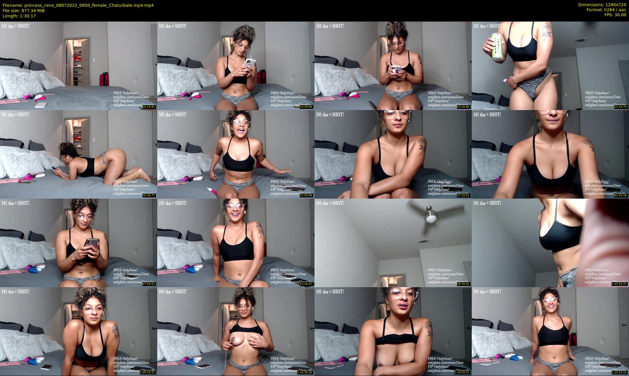 princess_cece — 91 minute Chaturbate female cam show recording, 720p, Jul 8, 2022