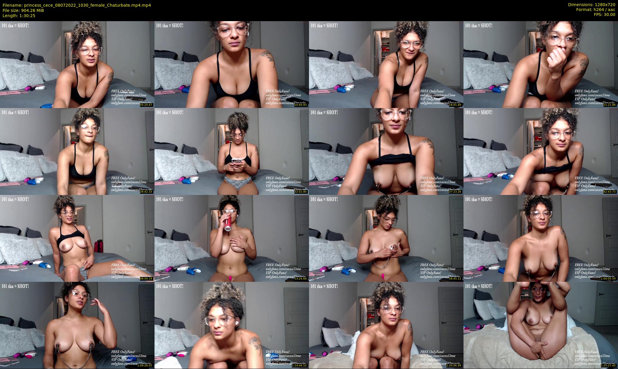 princess_cece — 91 minute Chaturbate female cam show recording, 720p, Jul 8, 2022