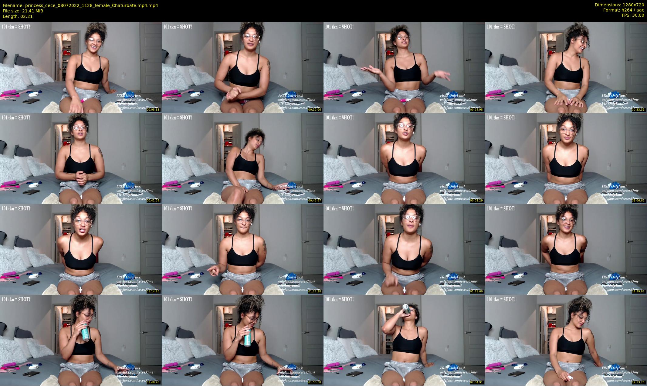princess_cece — 3 minute Chaturbate female cam show recording, 720p, Jul 8, 2022