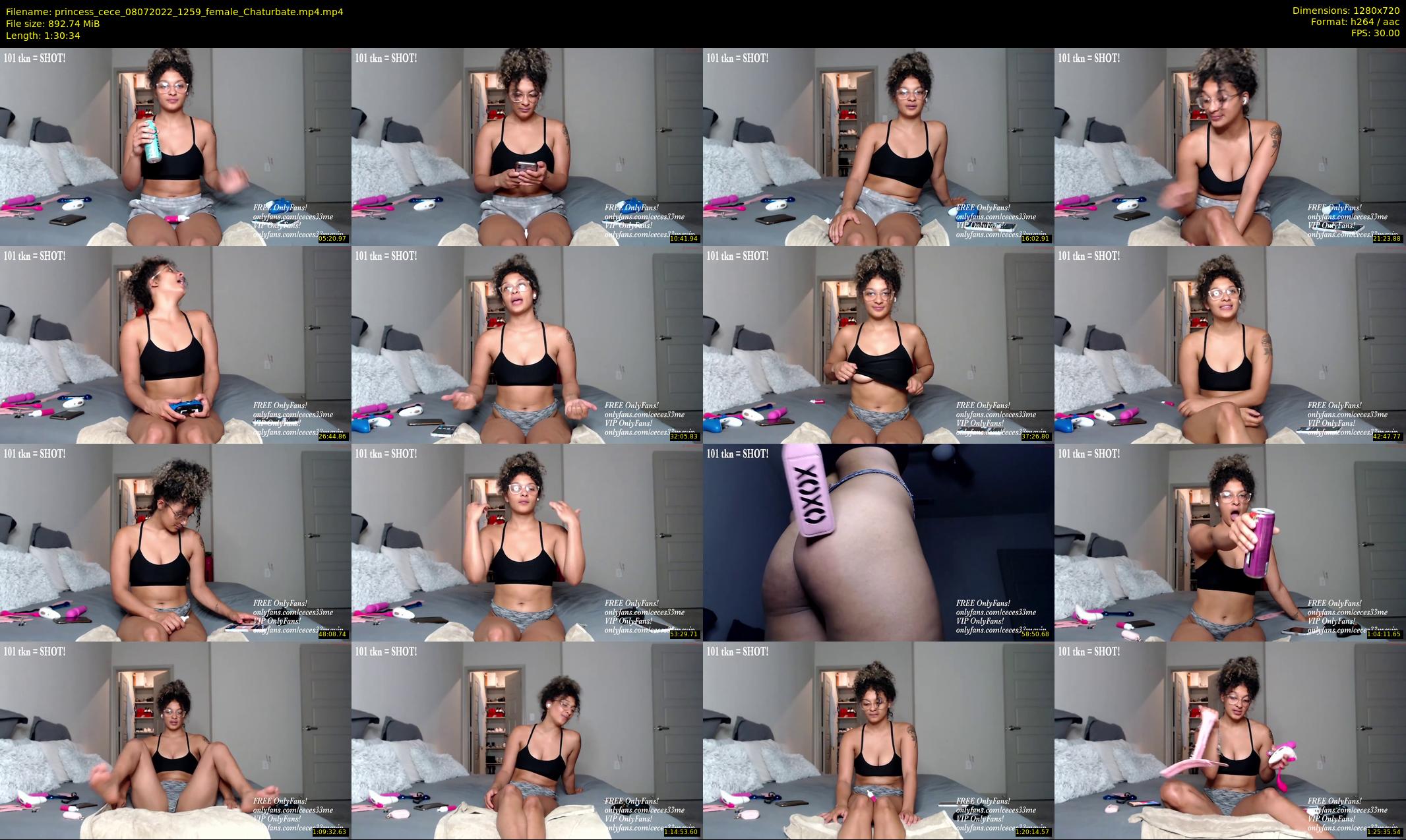 princess_cece — 91 minute Chaturbate female cam show recording, 720p, Jul 8, 2022