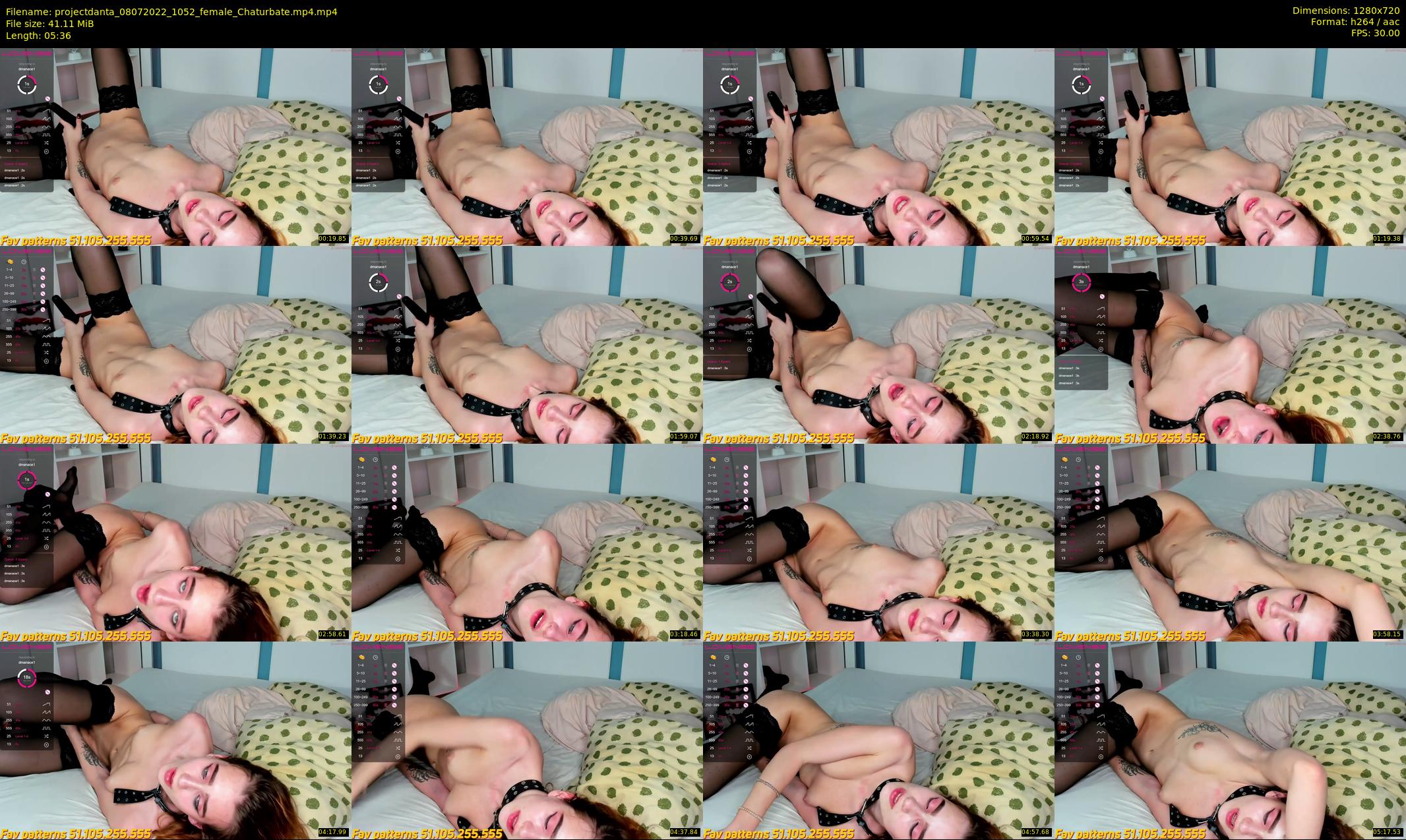 projectdanta — 6 minute Chaturbate female cam show recording, 720p, Jul 8, 2022