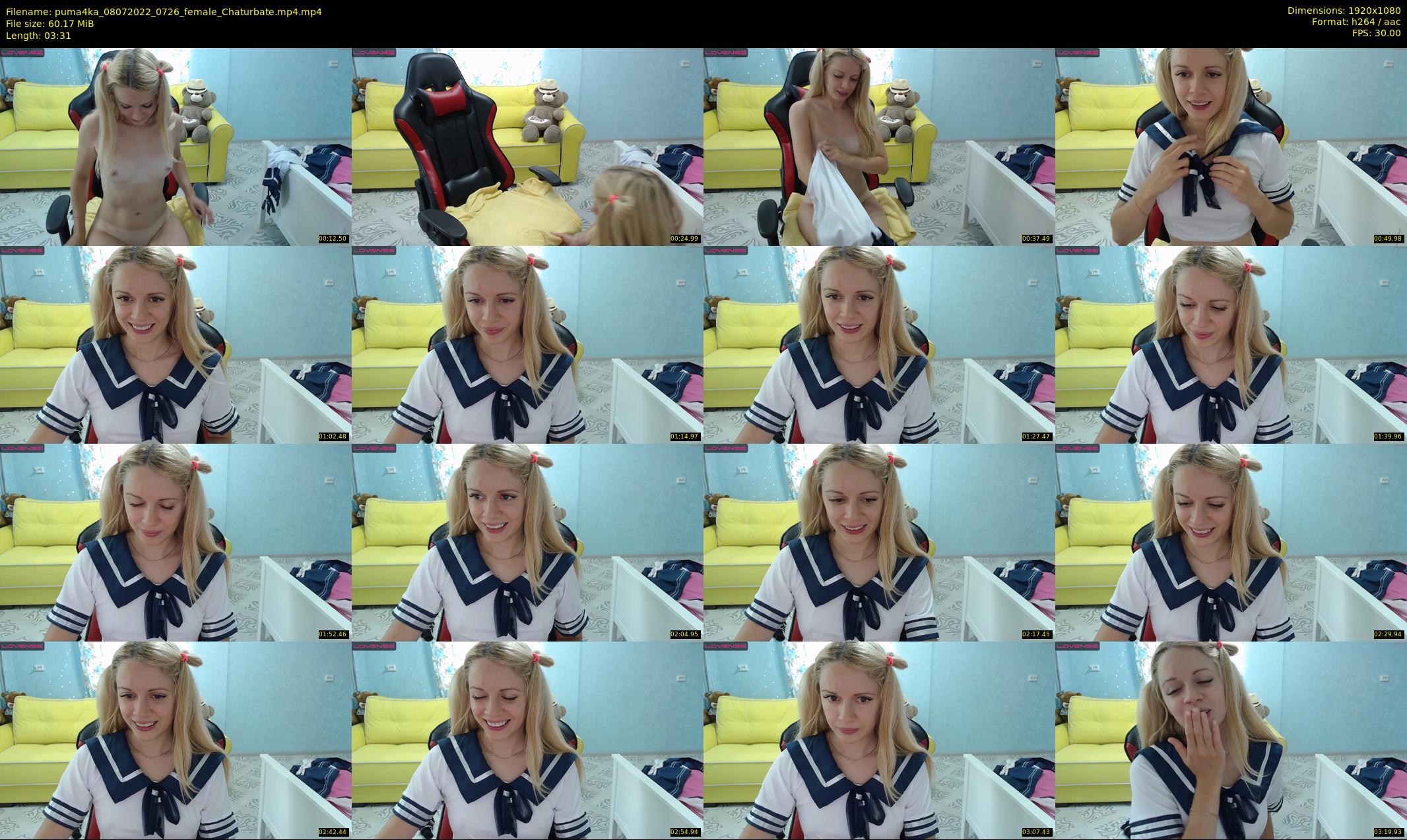 puma4ka — 4 minute Chaturbate female cam show recording, 1080p, Jul 8, 2022