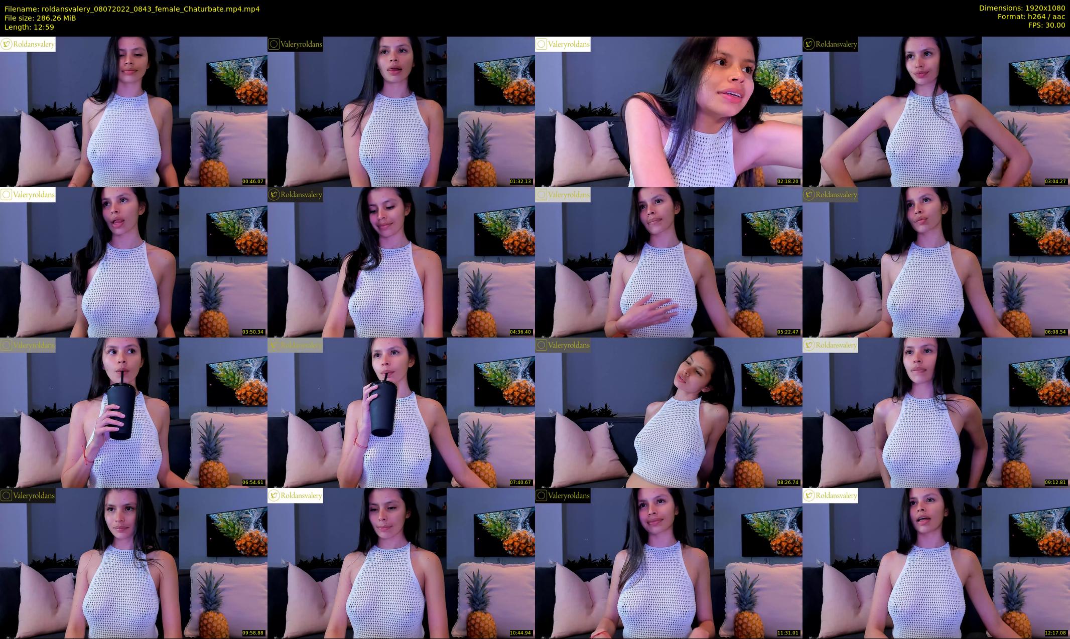 roldansvalery — 13 minute Chaturbate female cam show recording, 1080p, Jul 8, 2022