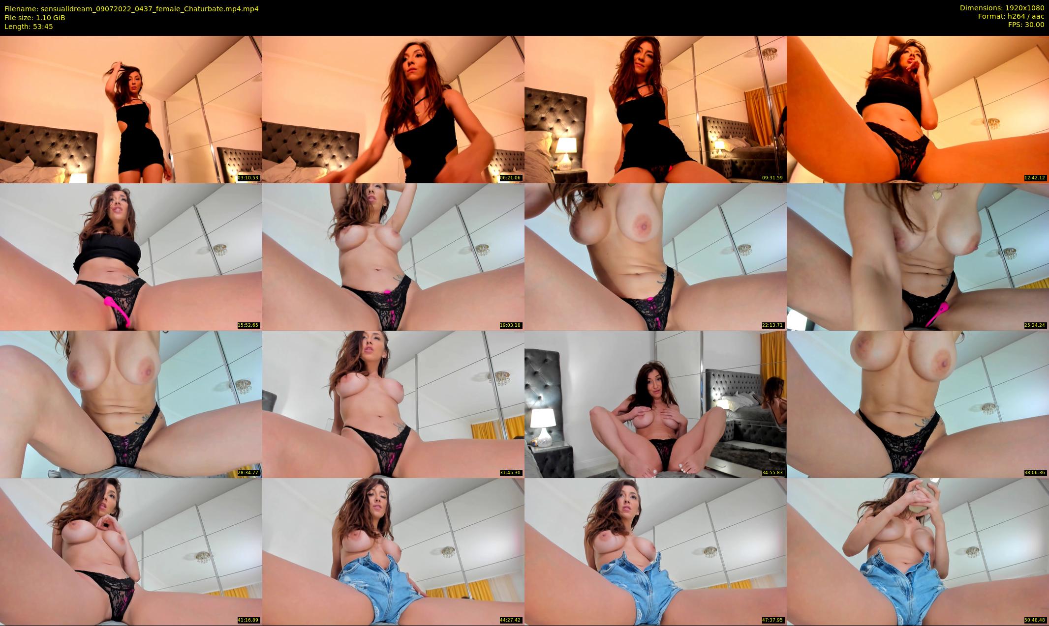 sensualldream — 54 minute Chaturbate female cam show recording, 1080p, Jul 9, 2022