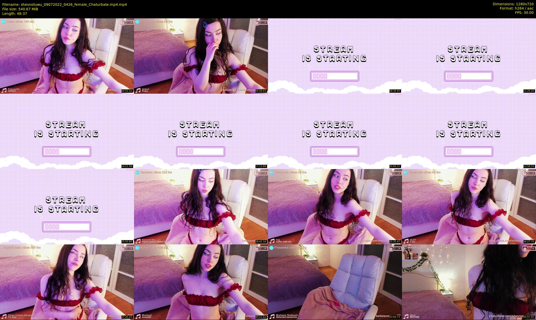 shesnotuwu — 49 minute Chaturbate female cam show recording, 720p, Jul 9, 2022