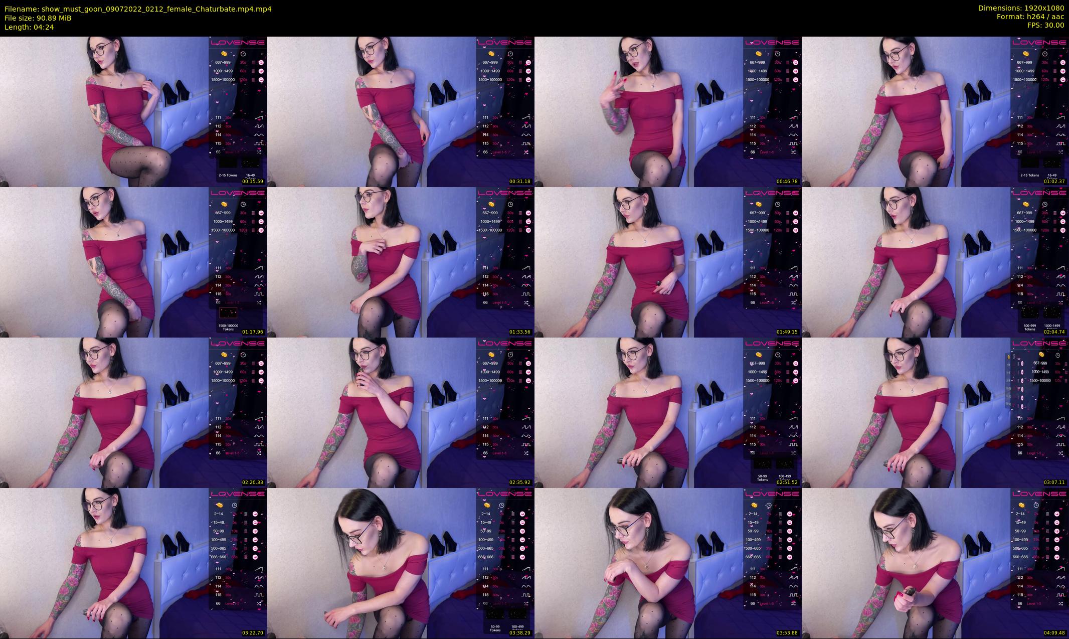 show_must_goon — 5 minute Chaturbate female cam show recording, 1080p, Jul 9, 2022