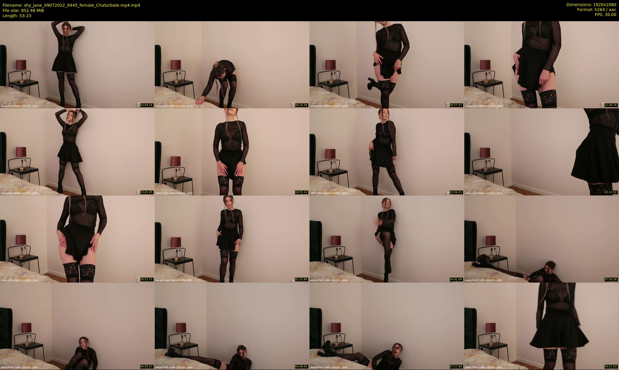 shy_jane — 54 minute Chaturbate female cam show recording, 1080p, Jul 9, 2022