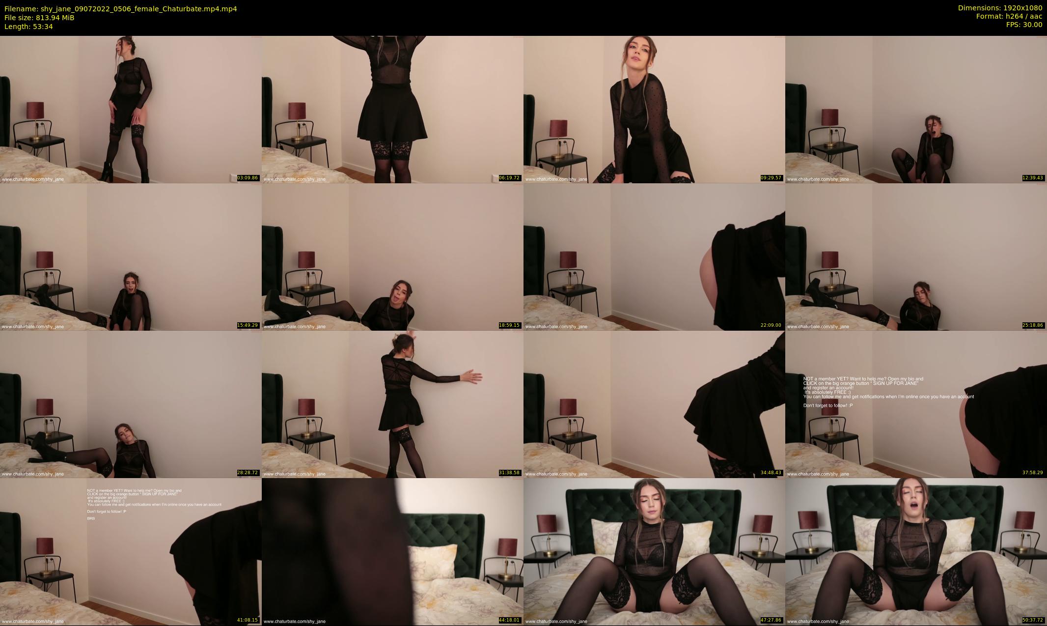 shy_jane — 54 minute Chaturbate female cam show recording, 1080p, Jul 9, 2022