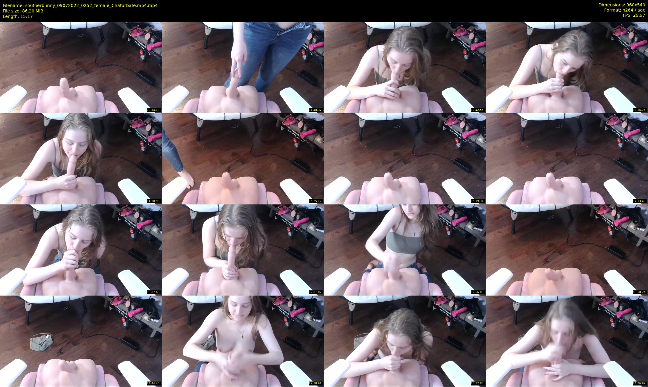 southerbunny — 16 minute Chaturbate female cam show recording, 480p, Jul 9, 2022