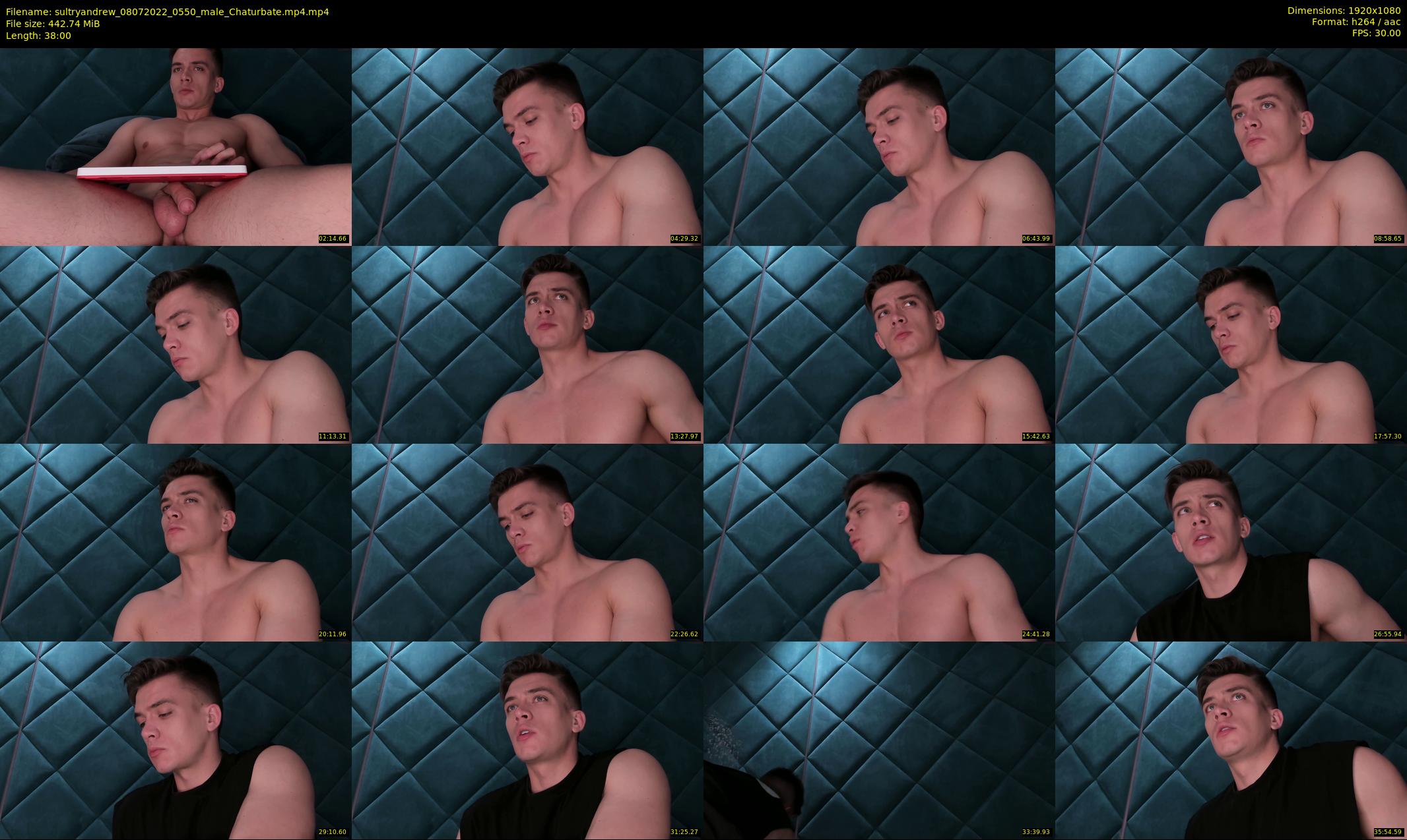 sultryandrew — 38 minute Chaturbate male cam show recording, 1080p, Jul 8, 2022