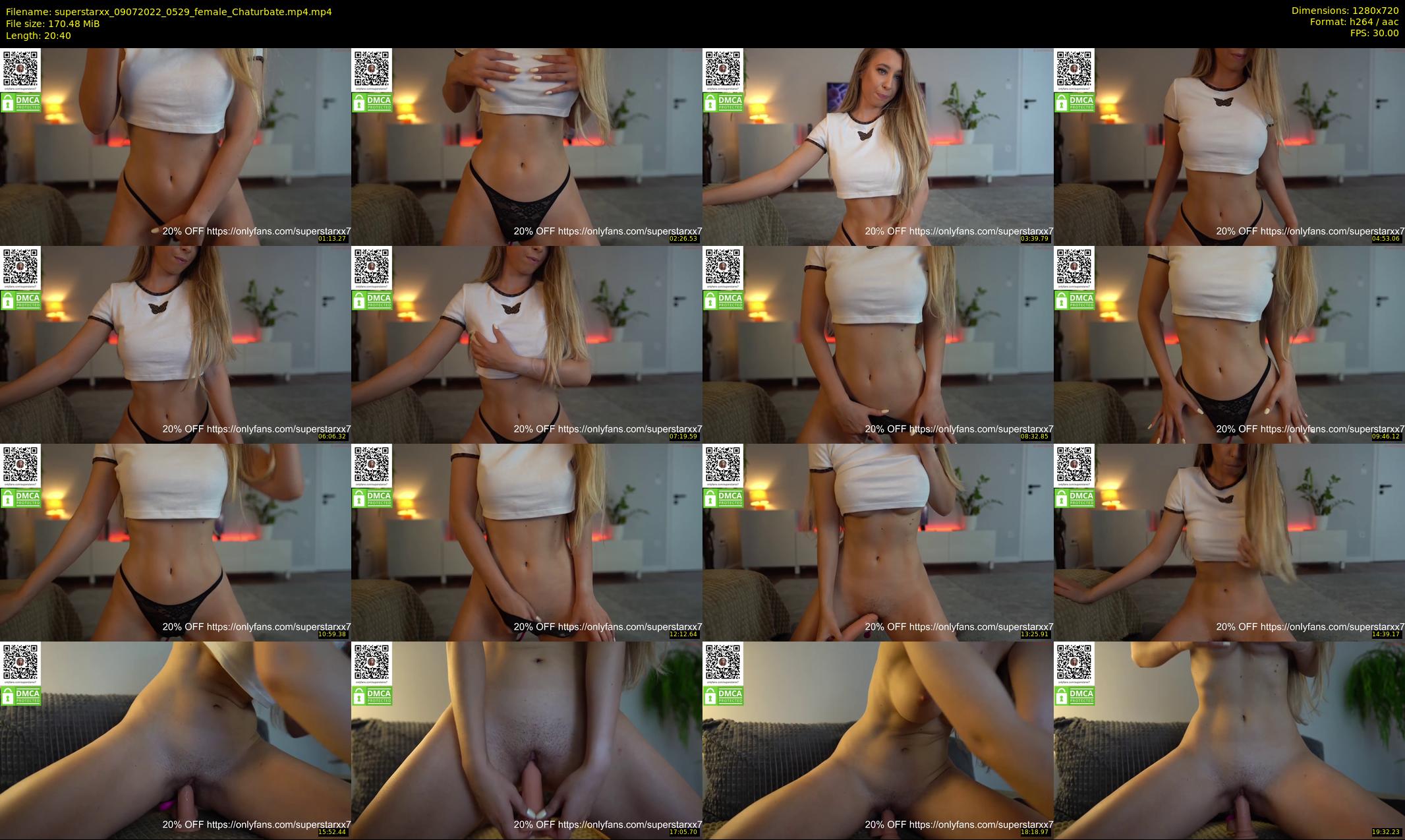superstarxx — 21 minute Chaturbate female cam show recording, 720p, Jul 9, 2022