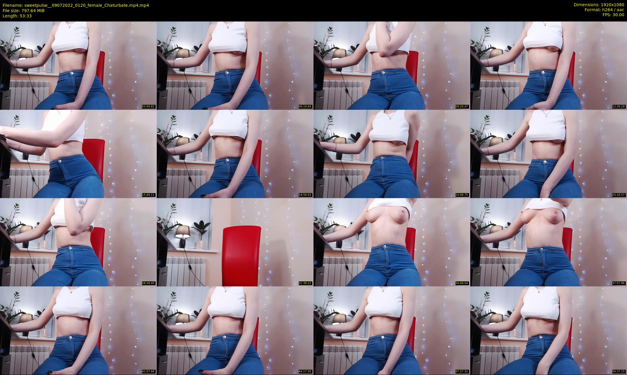 sweetpulse_ — 54 minute Chaturbate female cam show recording, 1080p, Jul 9, 2022