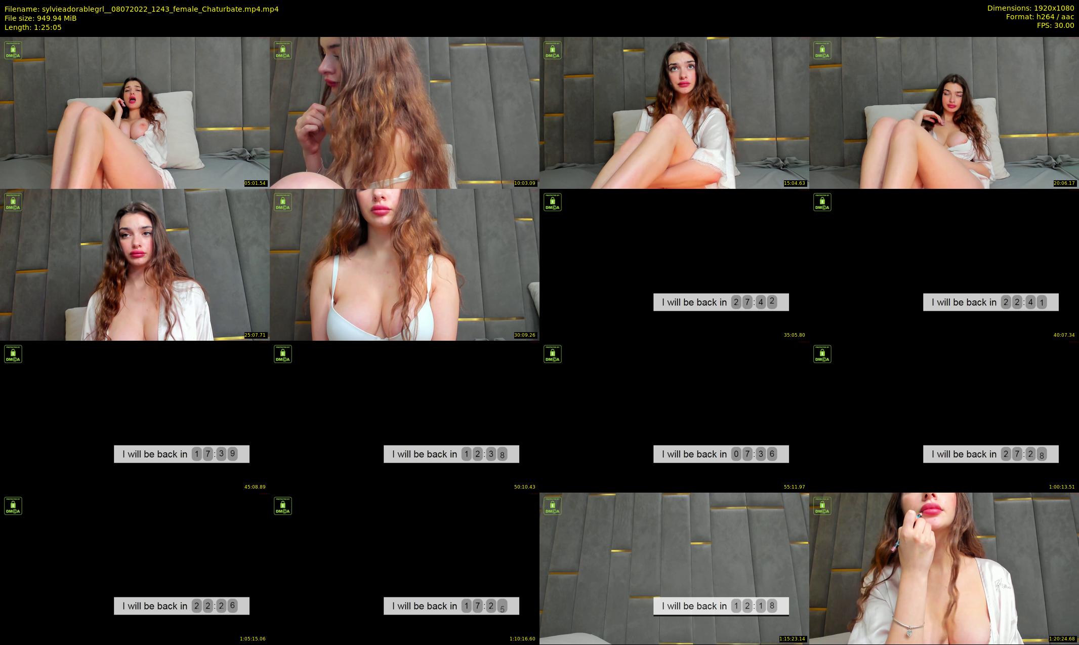 sylvieadorablegrl_ — 86 minute Chaturbate female cam show recording, 1080p, Jul 8, 2022