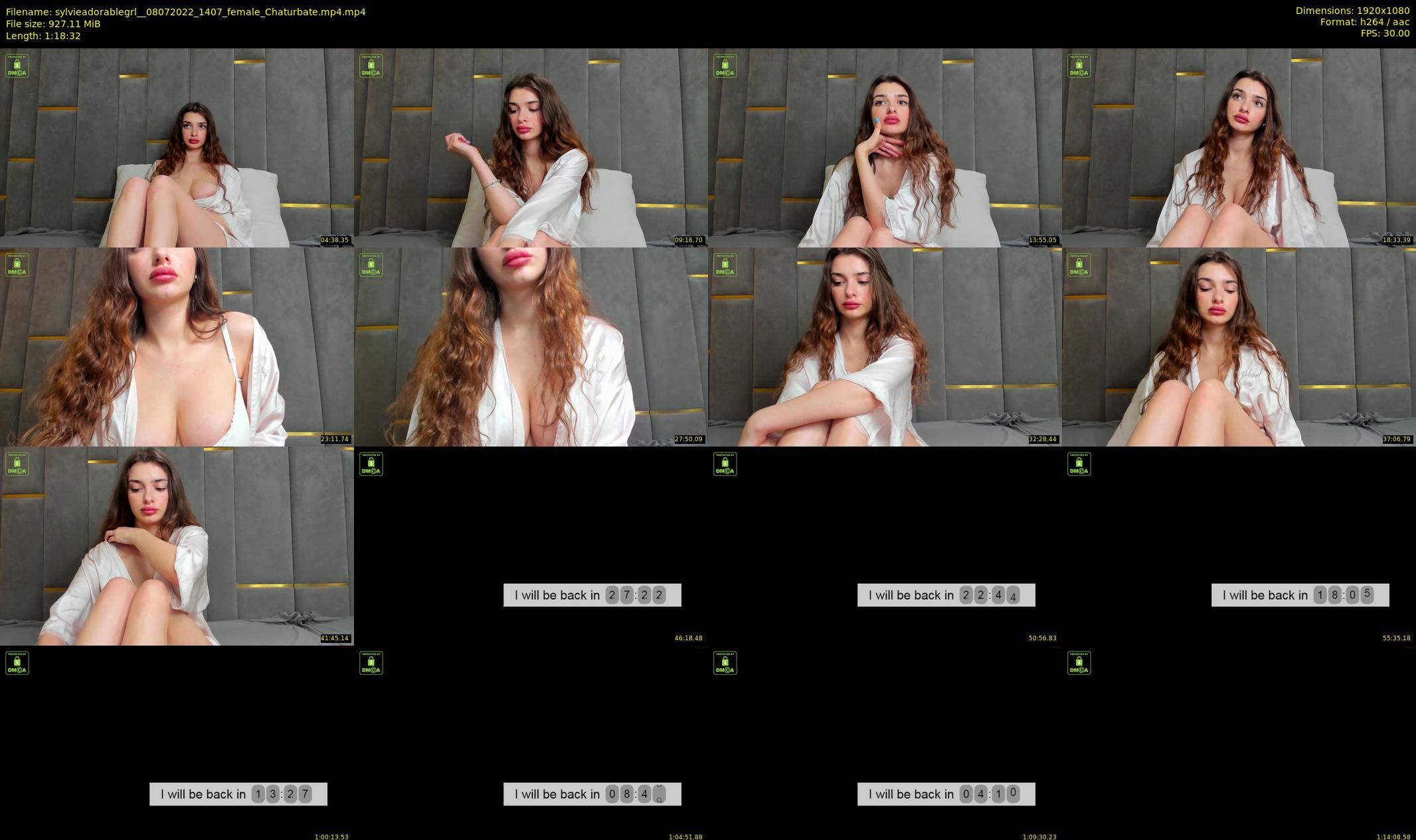 sylvieadorablegrl_ — 79 minute Chaturbate female cam show recording, 1080p, Jul 8, 2022