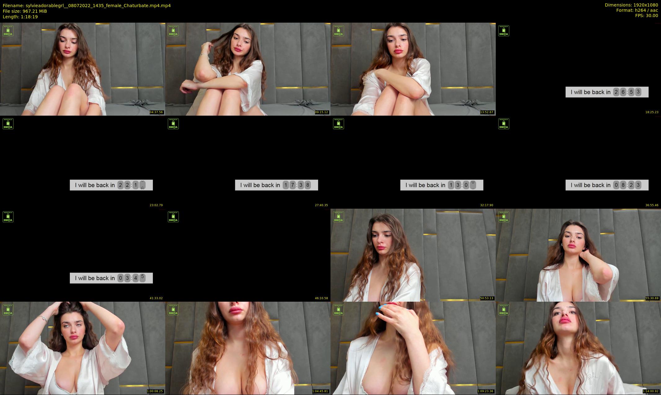 sylvieadorablegrl_ — 79 minute Chaturbate female cam show recording, 1080p, Jul 8, 2022