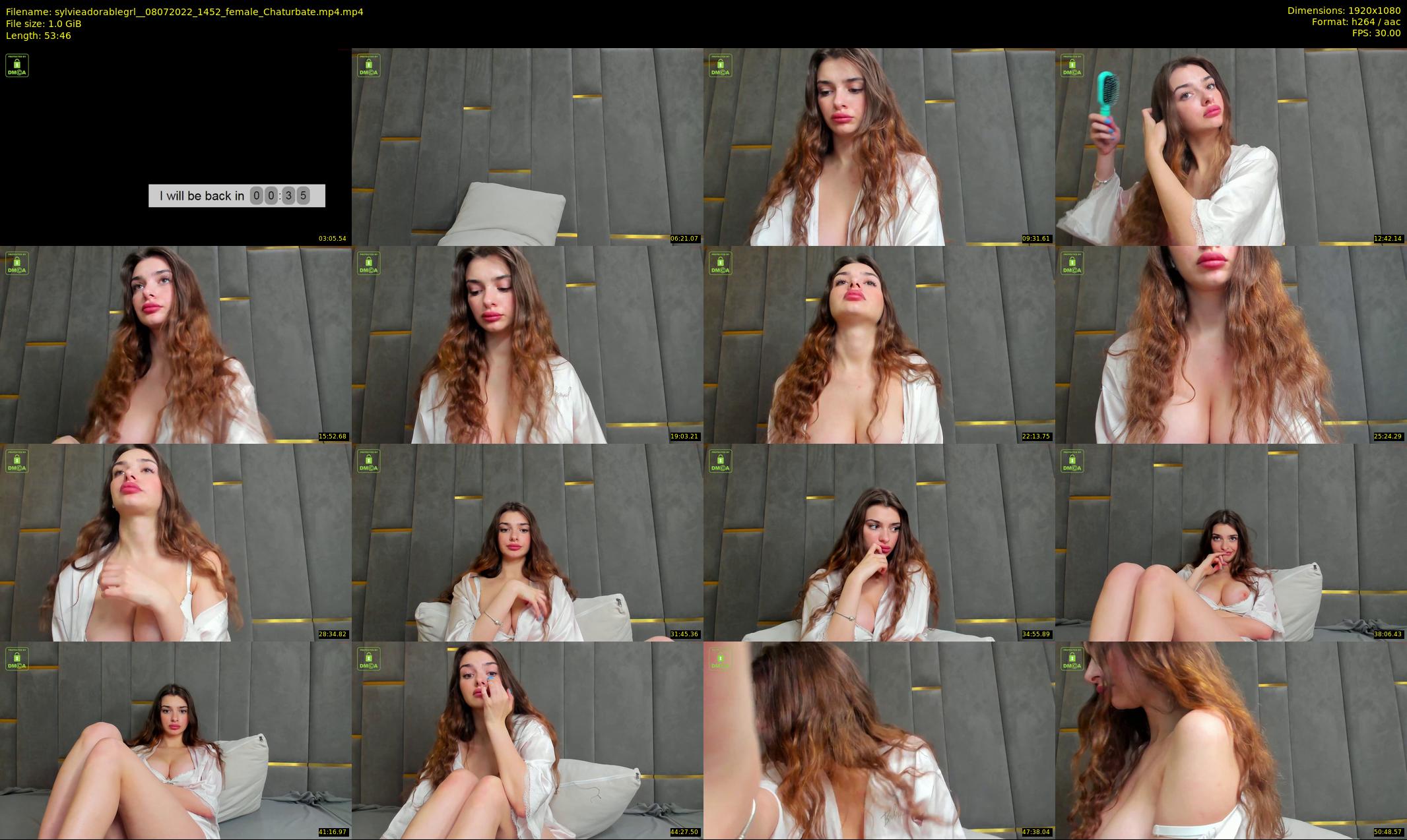 sylvieadorablegrl_ — 54 minute Chaturbate female cam show recording, 1080p, Jul 8, 2022