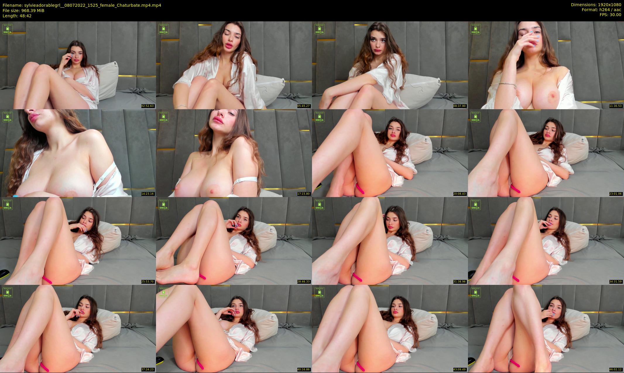 sylvieadorablegrl_ — 49 minute Chaturbate female cam show recording, 1080p, Jul 8, 2022
