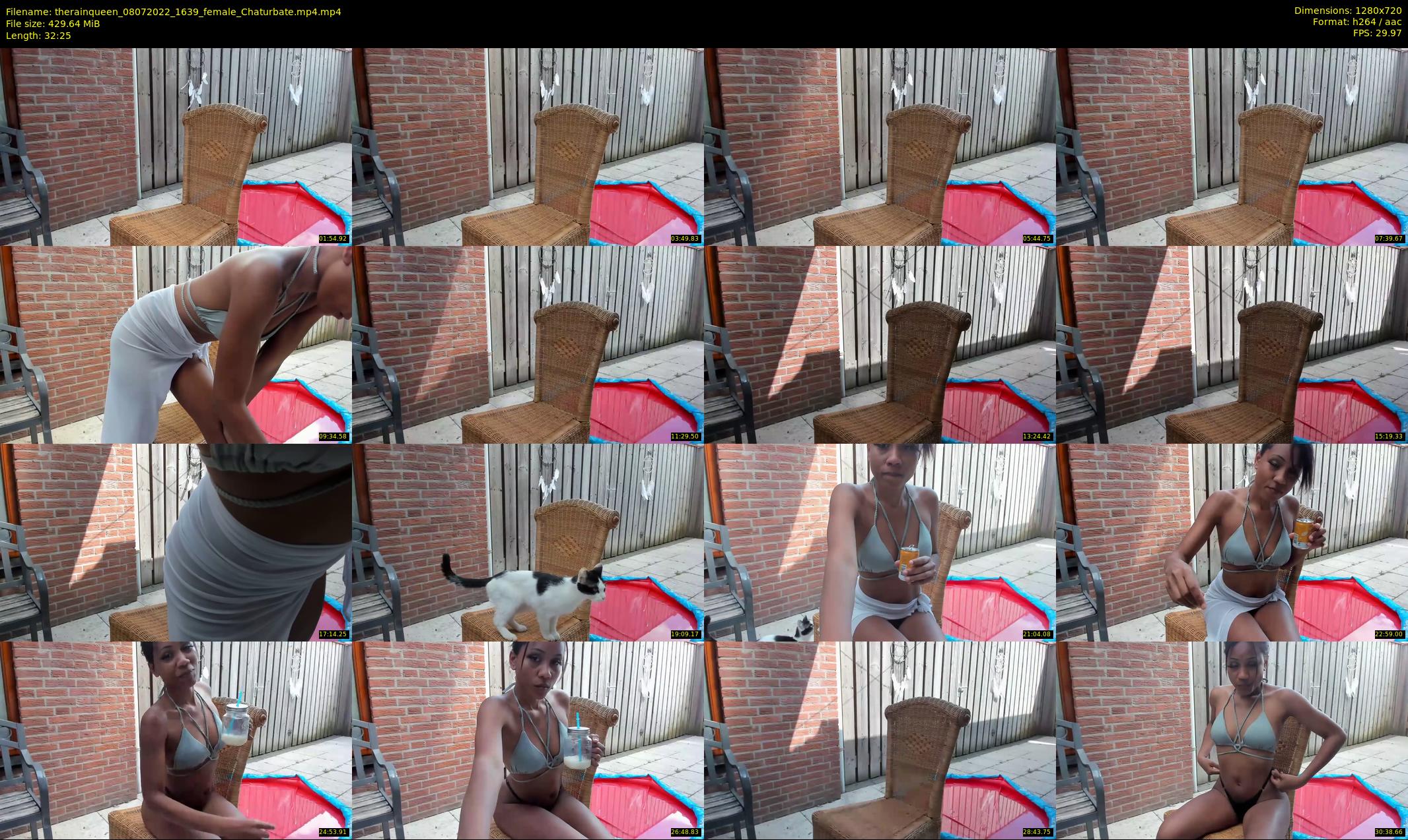therainqueen — 33 minute Chaturbate female cam show recording, 720p, Jul 8, 2022