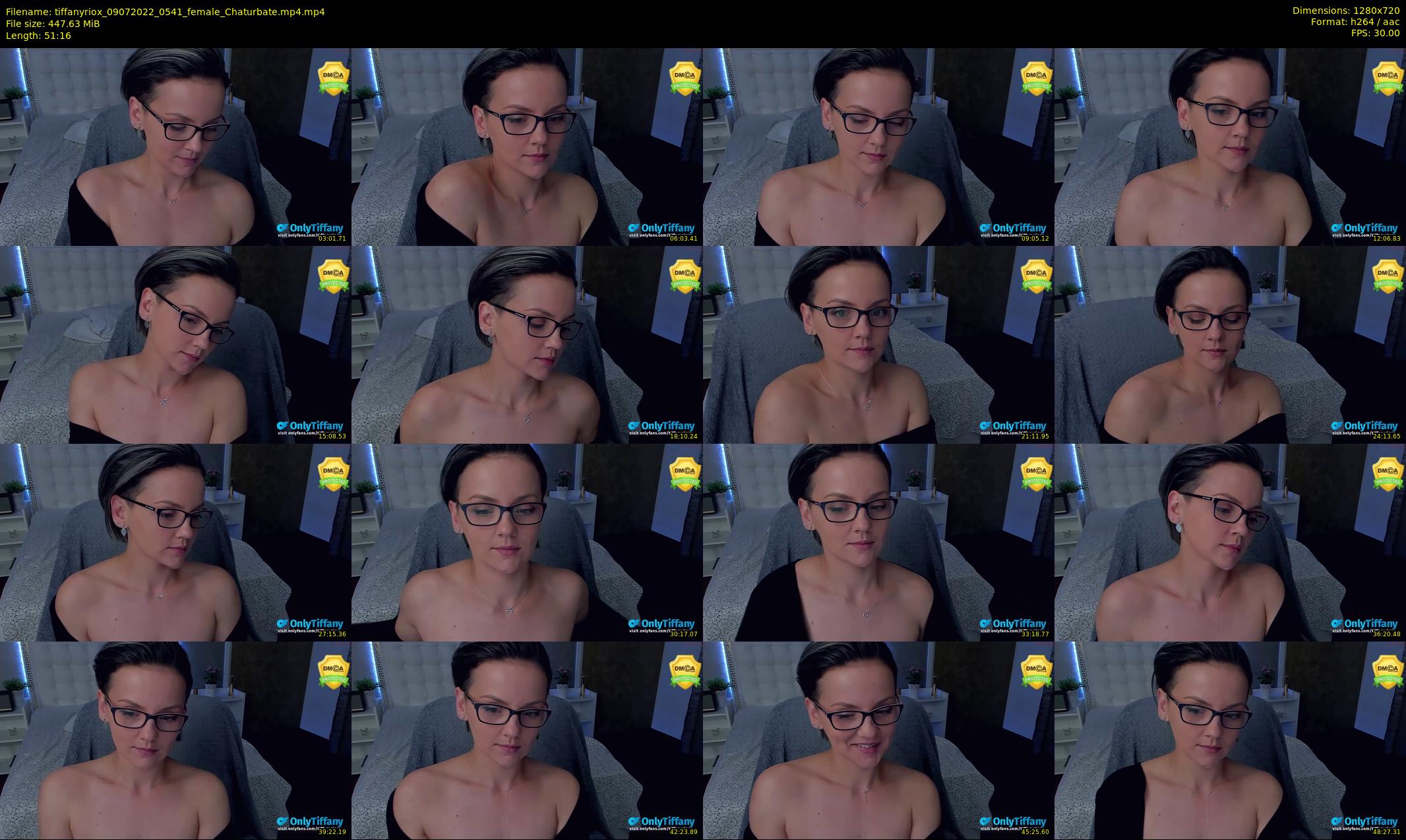 tiffanyriox — 52 minute Chaturbate female cam show recording, 720p, Jul 9, 2022