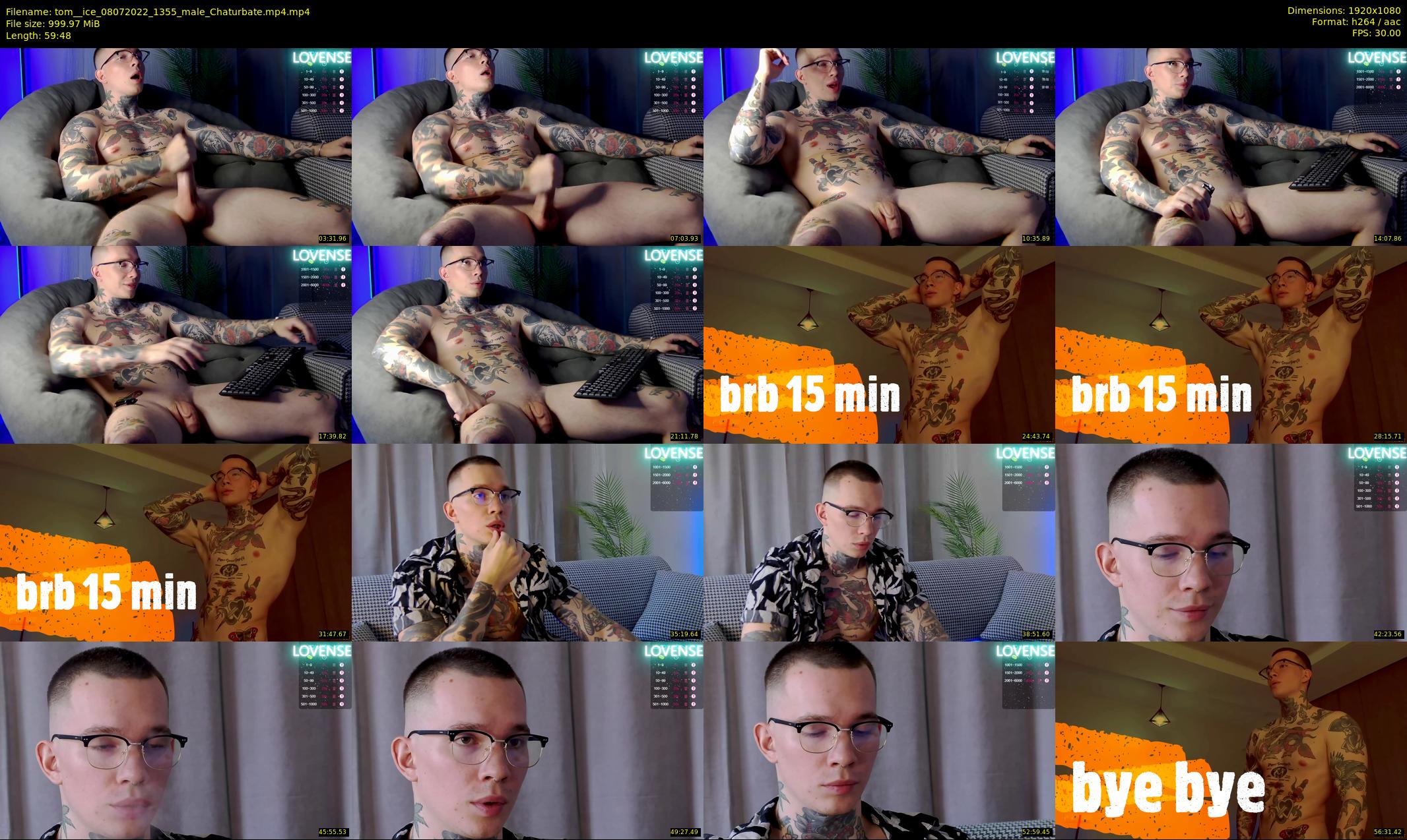 tom__ice — 60 minute Chaturbate male cam show recording, 1080p, Jul 8, 2022