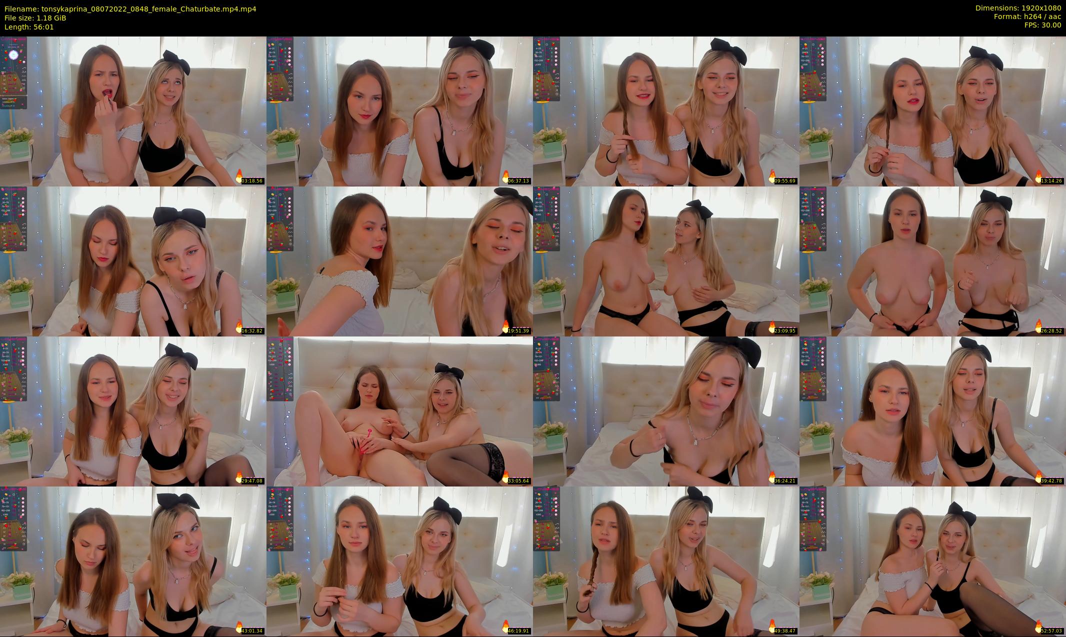 tonsykaprina — 57 minute Chaturbate couple cam show recording, 1080p, Jul 8, 2022
