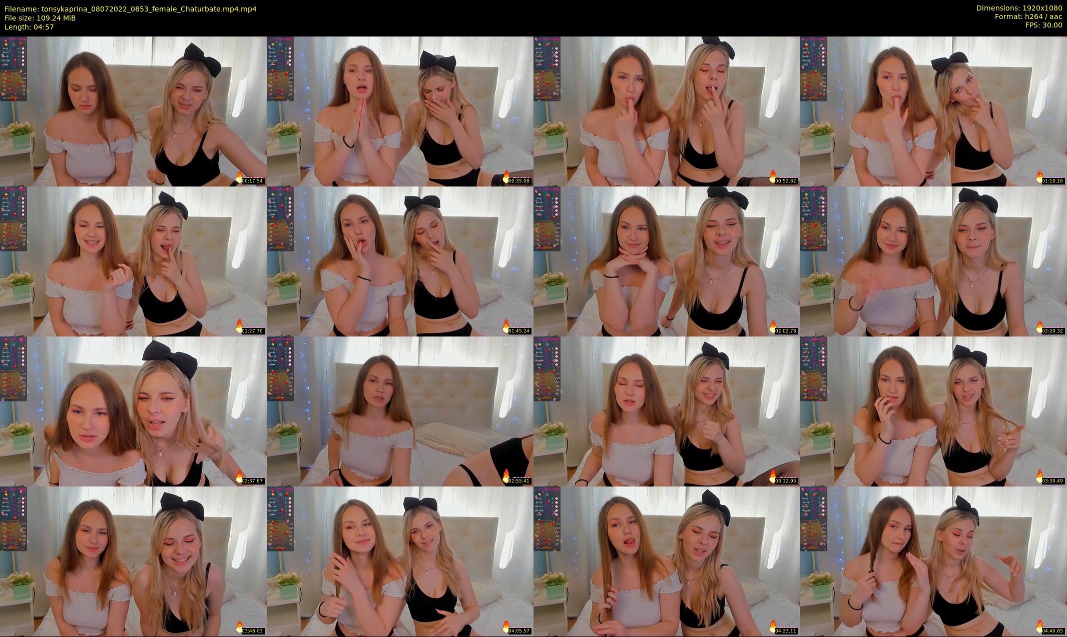 tonsykaprina — 5 minute Chaturbate couple cam show recording, 1080p, Jul 8, 2022