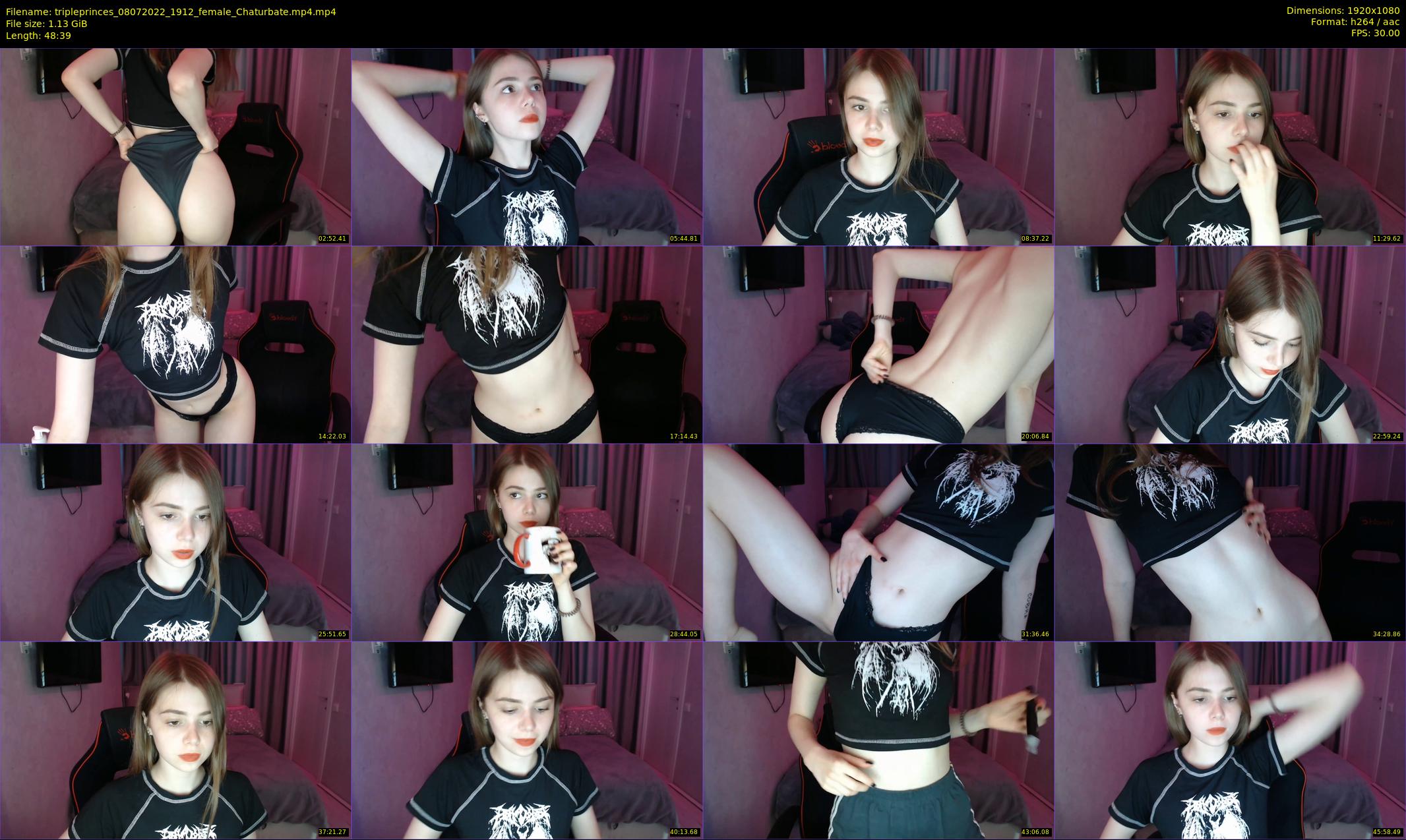 tripleprinces — 49 minute Chaturbate female cam show recording, 1080p, Jul 8, 2022