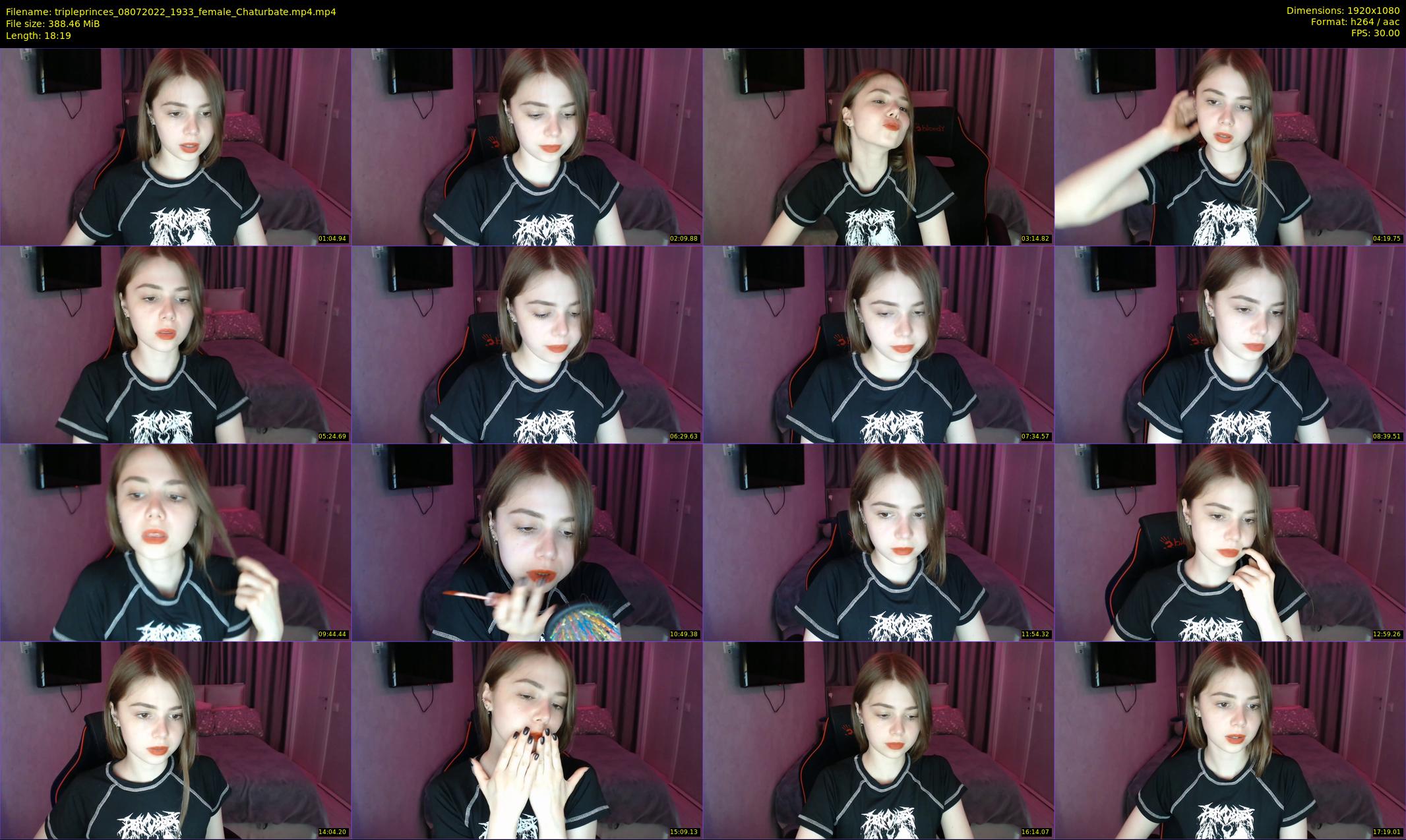 tripleprinces — 19 minute Chaturbate female cam show recording, 1080p, Jul 8, 2022