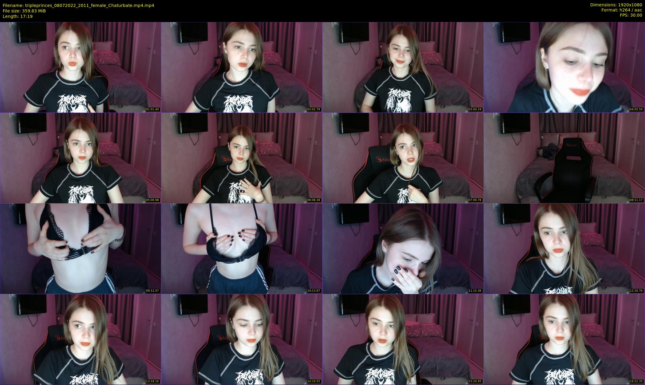 tripleprinces — 18 minute Chaturbate female cam show recording, 1080p, Jul 8, 2022