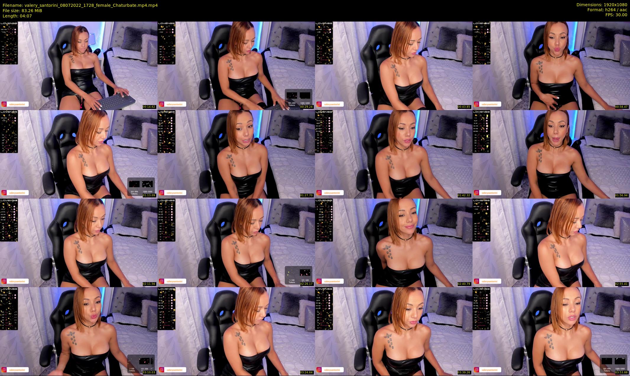 valery_santorini — 5 minute Chaturbate female cam show recording, 1080p, Jul 8, 2022