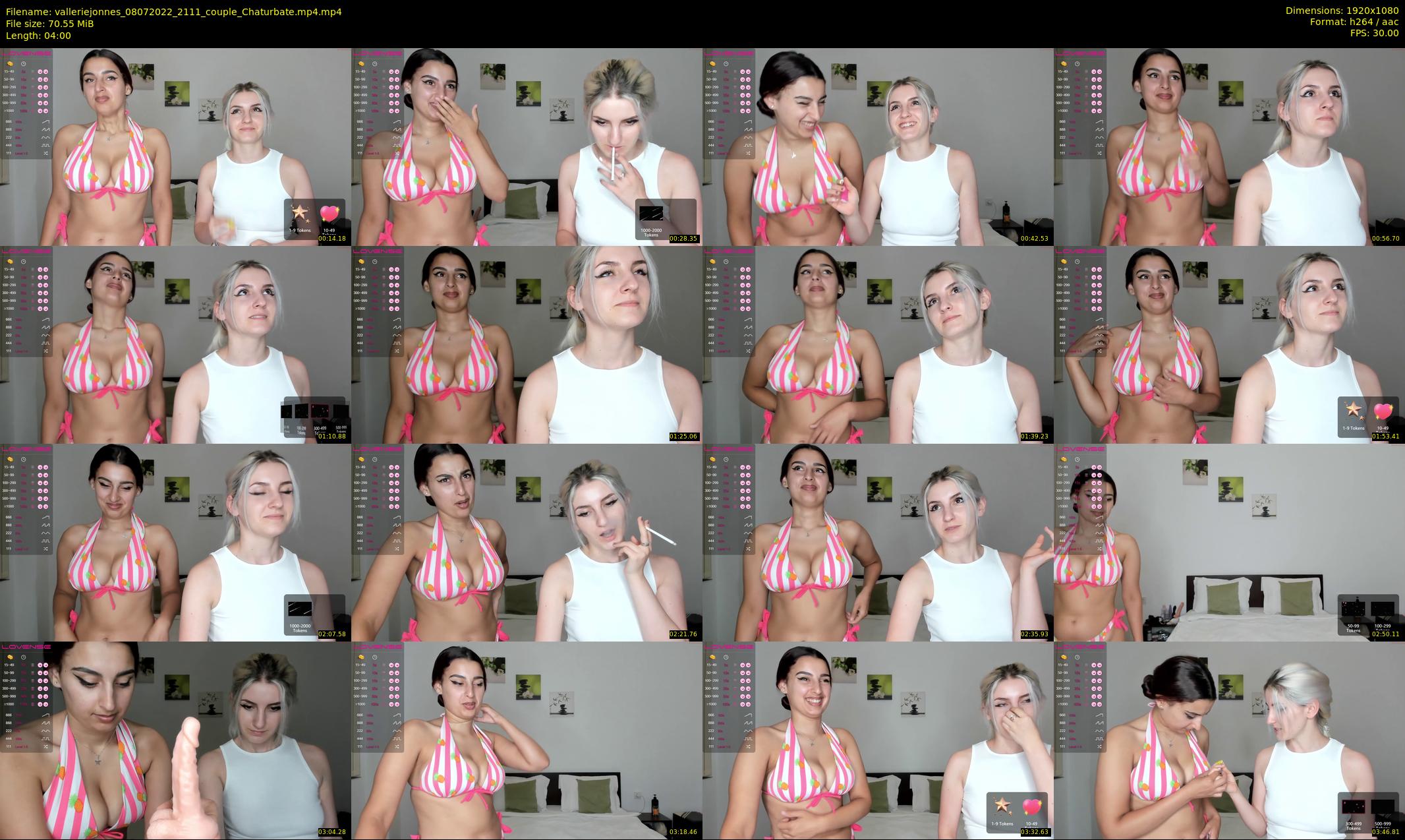 valleriejonnes — 4 minute Chaturbate female cam show recording, 1080p, Jul 8, 2022