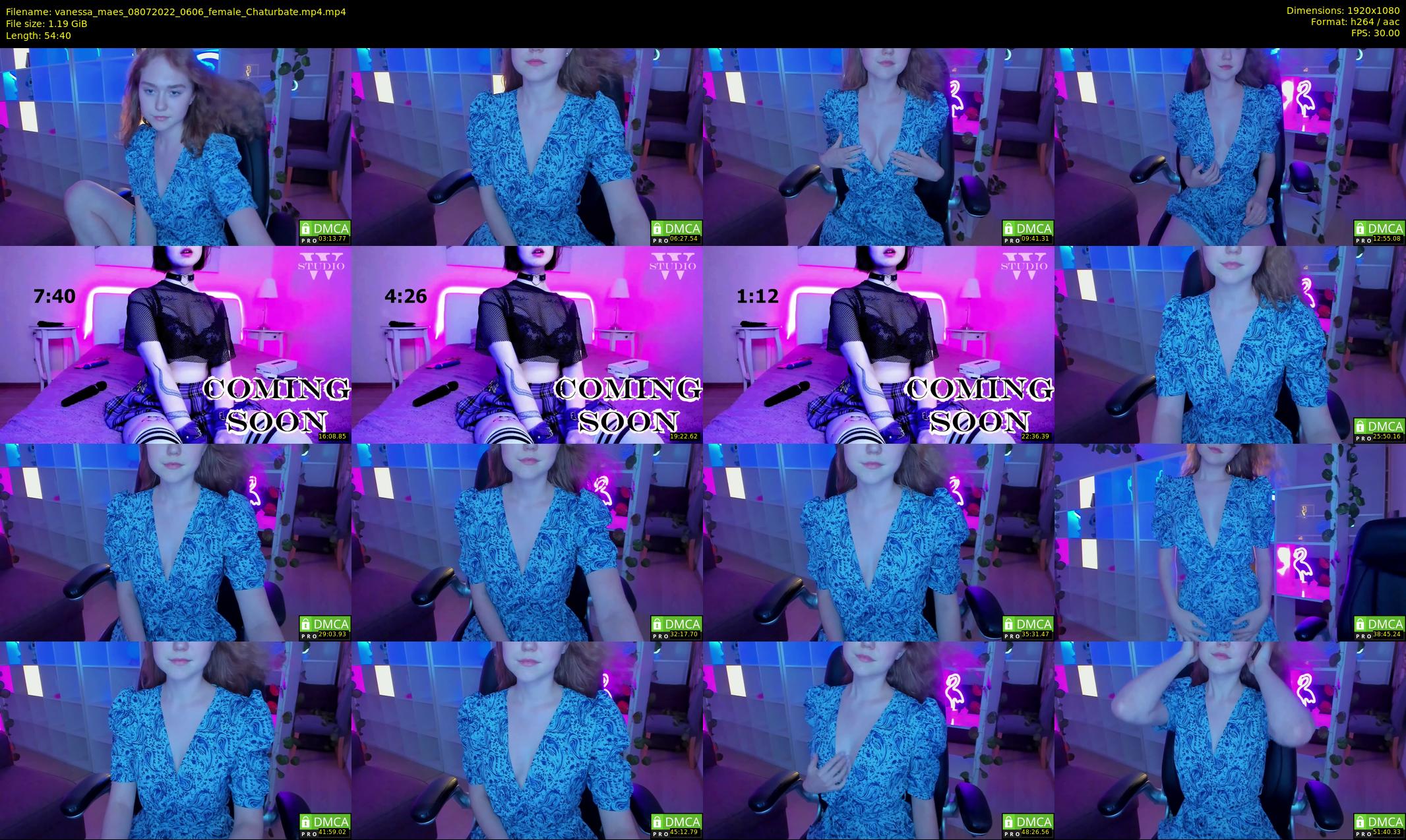 vanessa_maes — 55 minute Chaturbate female cam show recording, 1080p, Jul 8, 2022
