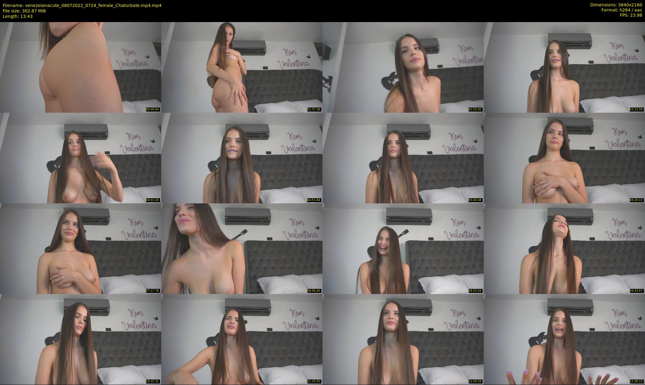 venezolanacute — 14 minute Chaturbate female cam show recording, 4K, Jul 8, 2022