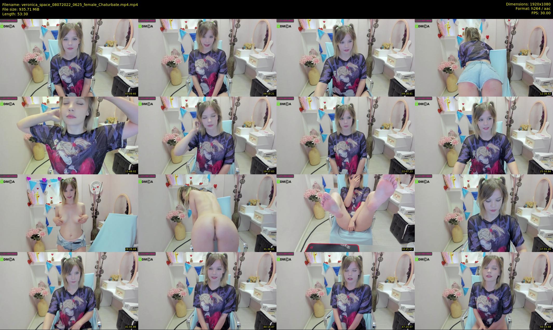 veronica_space — 54 minute Chaturbate female cam show recording, 1080p, Jul 8, 2022