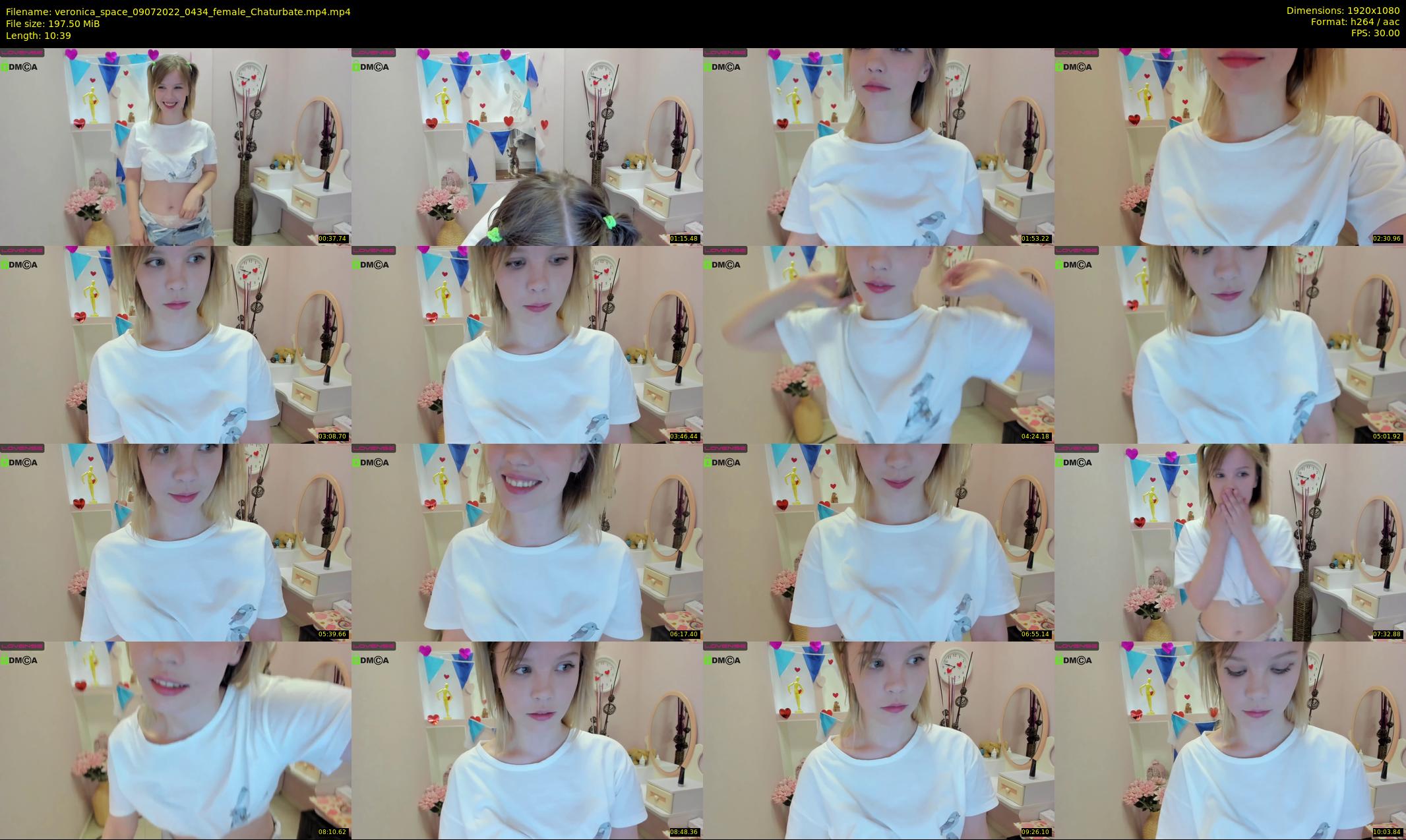 veronica_space — 11 minute Chaturbate female cam show recording, 1080p, Jul 9, 2022