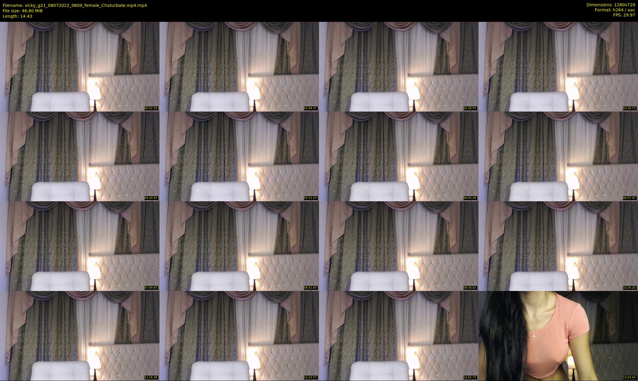 vicky_g21 — 15 minute Chaturbate female cam show recording, 720p, Jul 8, 2022