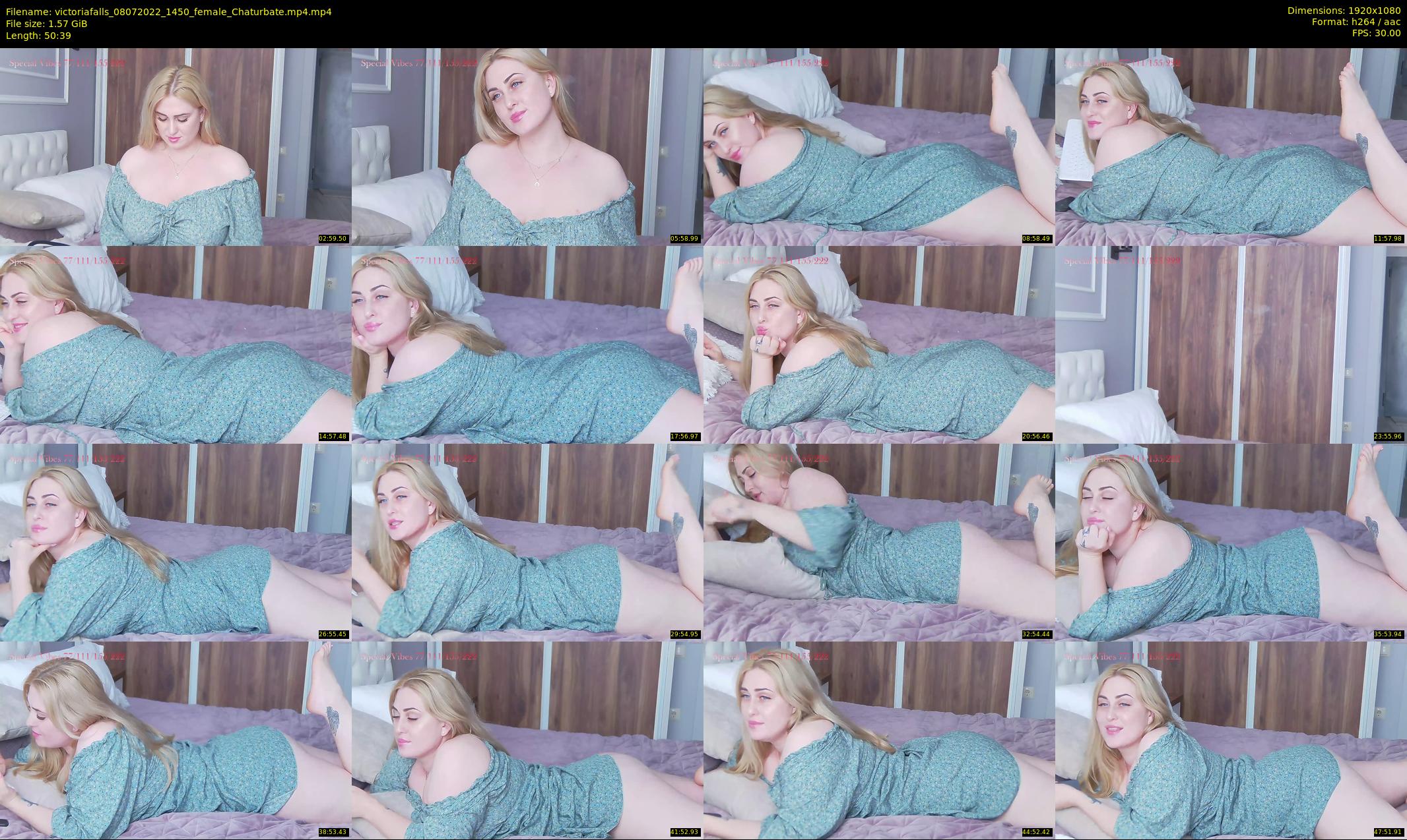 victoriafalls — 51 minute Chaturbate female cam show recording, 1080p, Jul 8, 2022