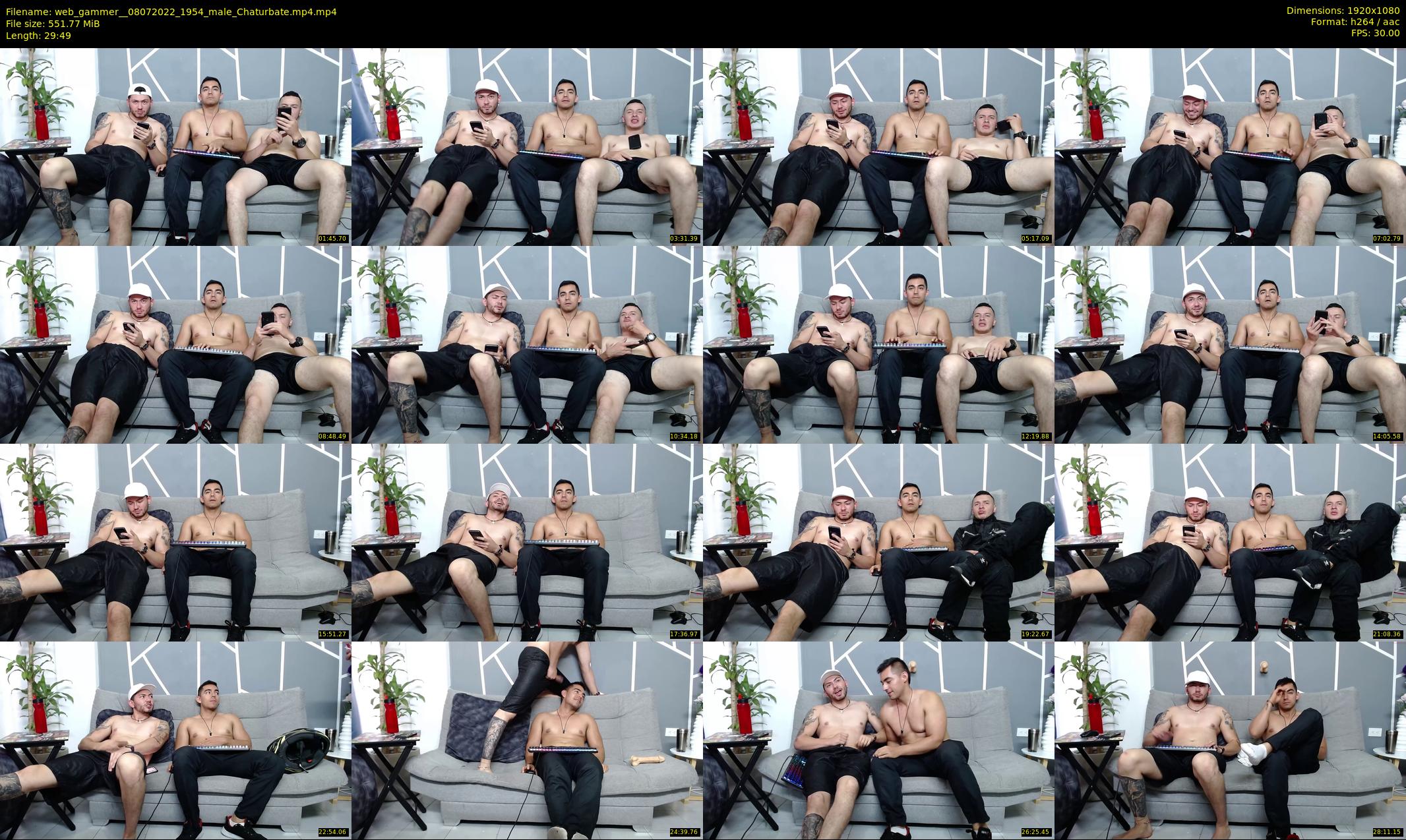 web_gammer_ — 30 minute Chaturbate male cam show recording, 1080p, Jul 8, 2022