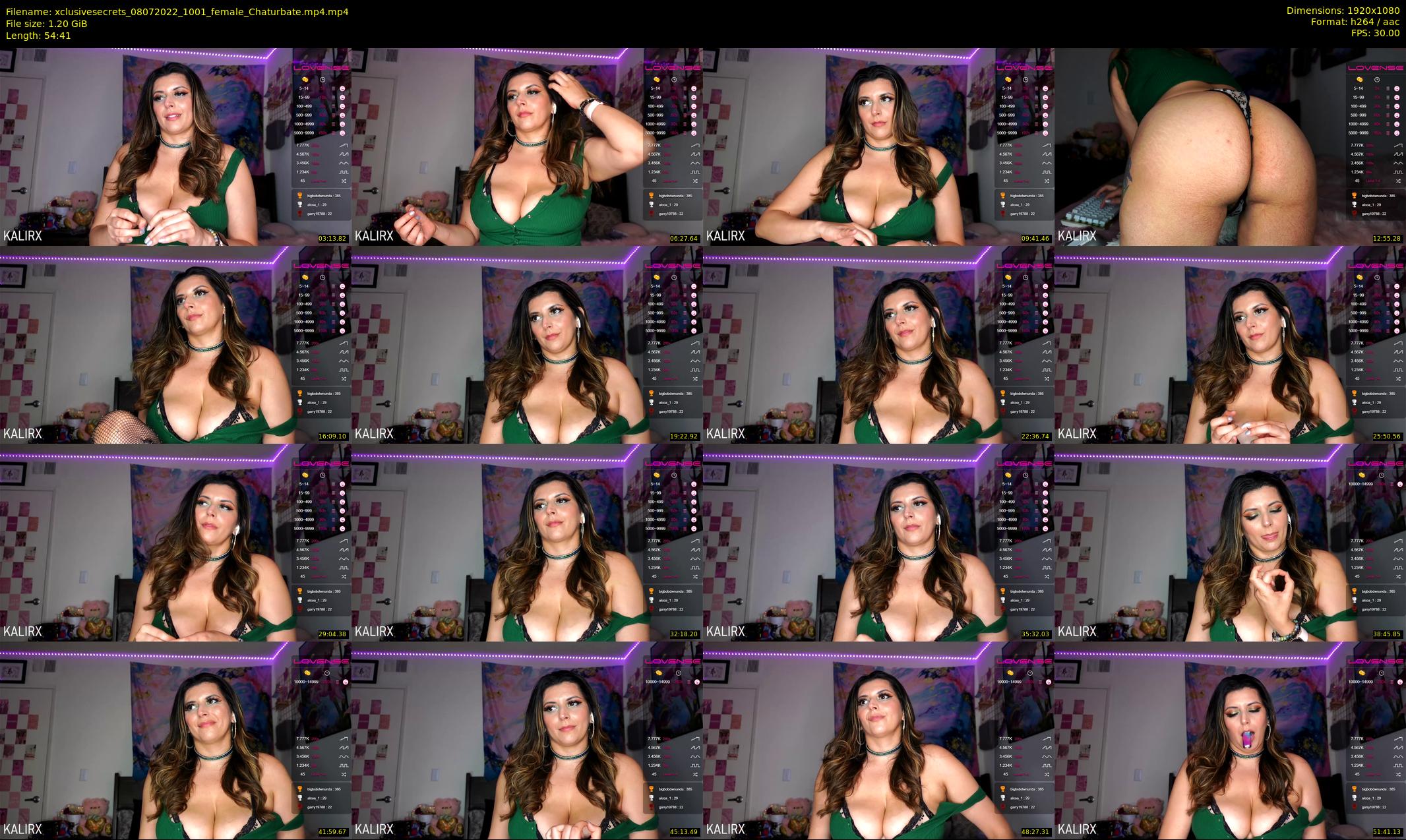 xclusivesecrets — 55 minute Chaturbate female cam show recording, 1080p, Jul 8, 2022