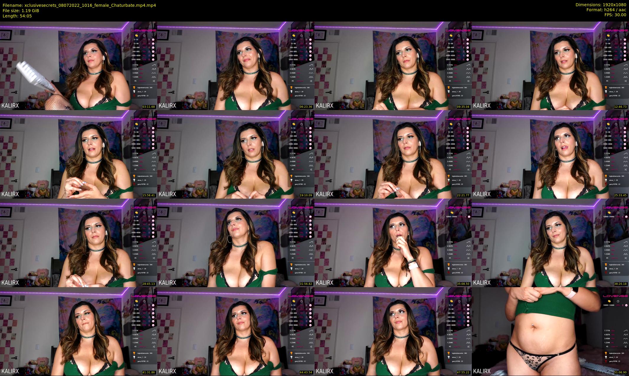 xclusivesecrets — 55 minute Chaturbate female cam show recording, 1080p, Jul 8, 2022