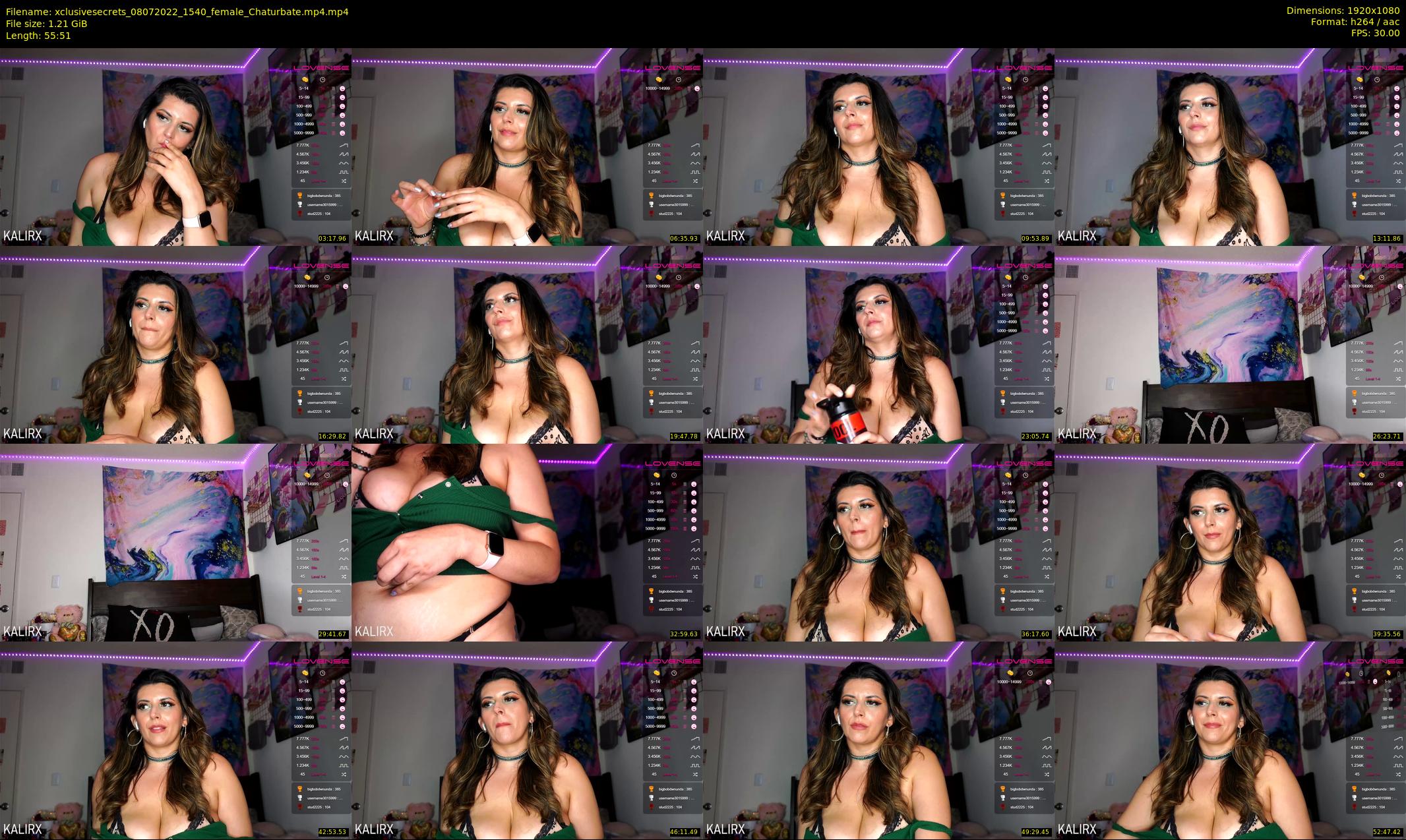 xclusivesecrets — 56 minute Chaturbate female cam show recording, 1080p, Jul 8, 2022