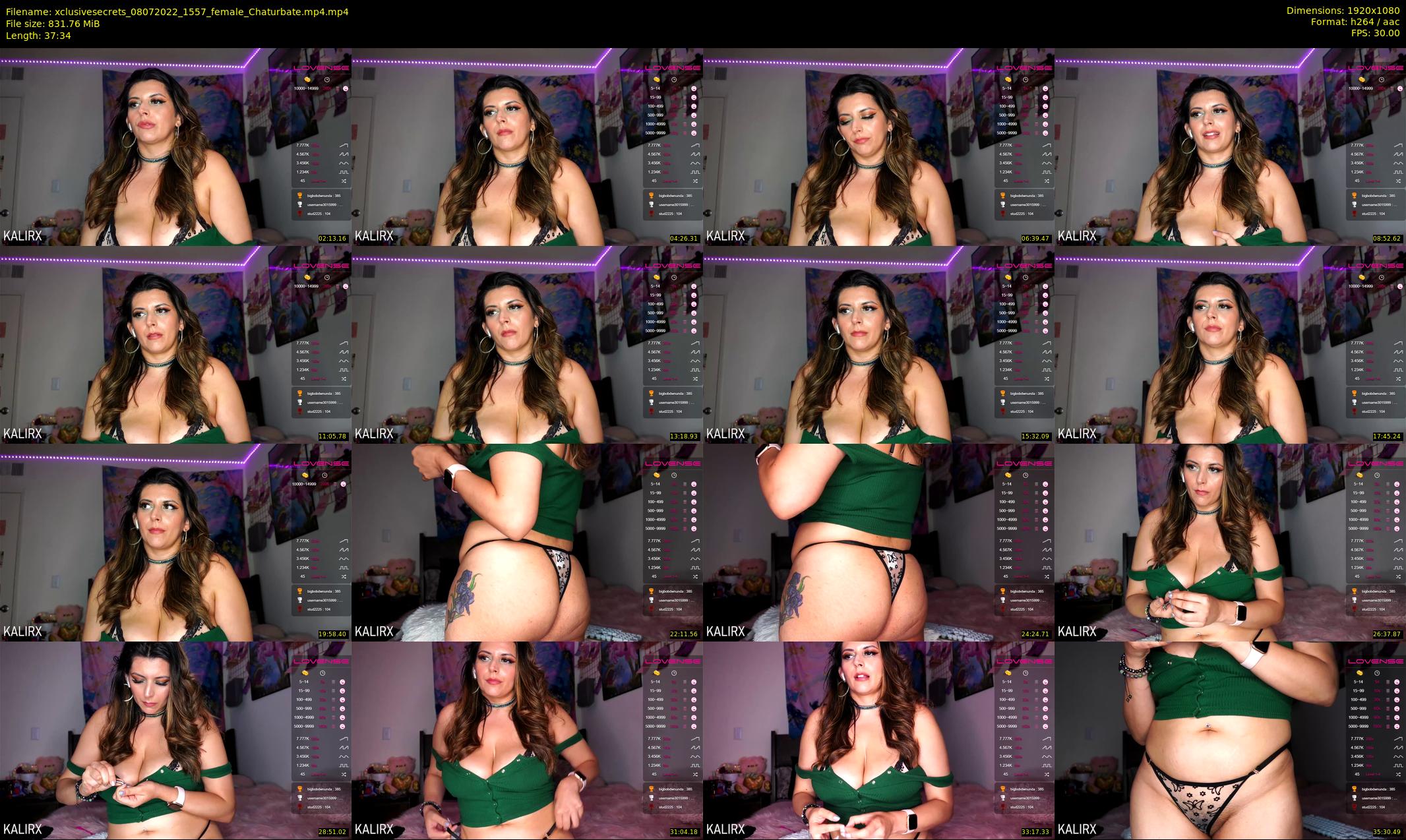 xclusivesecrets — 38 minute Chaturbate female cam show recording, 1080p, Jul 8, 2022